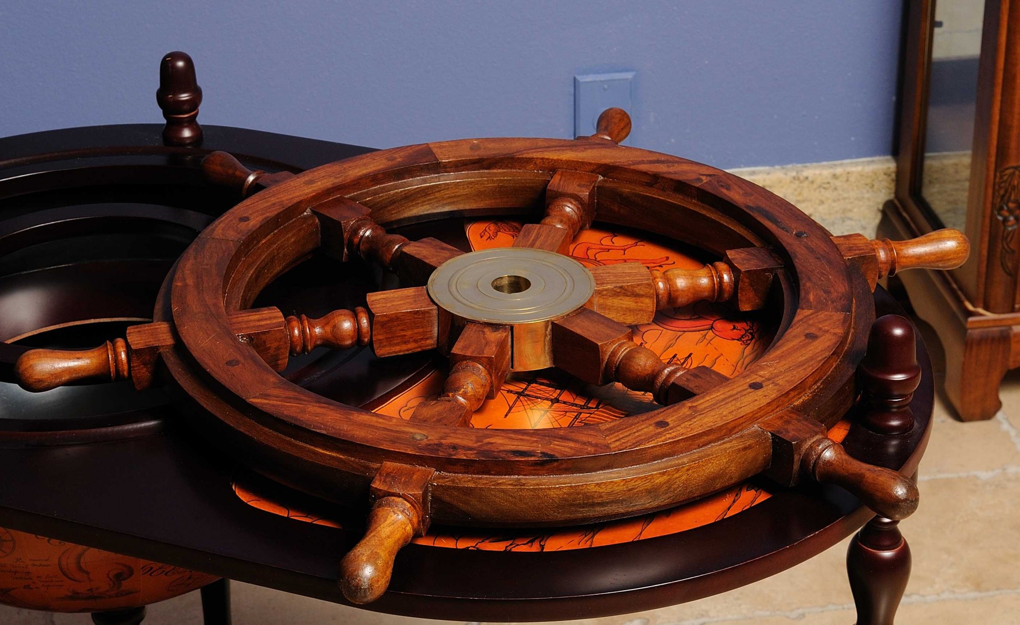 36"" X 36"" X 2"" Ship Wheel