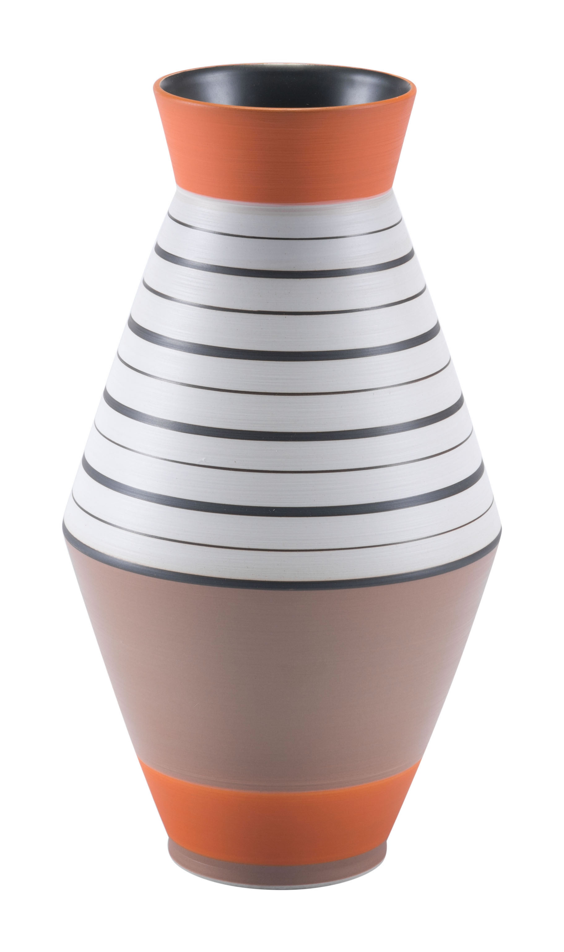 6.7" x 6.7" x 12.8" Multicolor, Ceramic, Small Vase