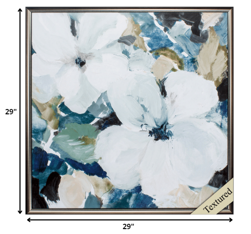 29" X 29" Brown Frame Dark Beauty I