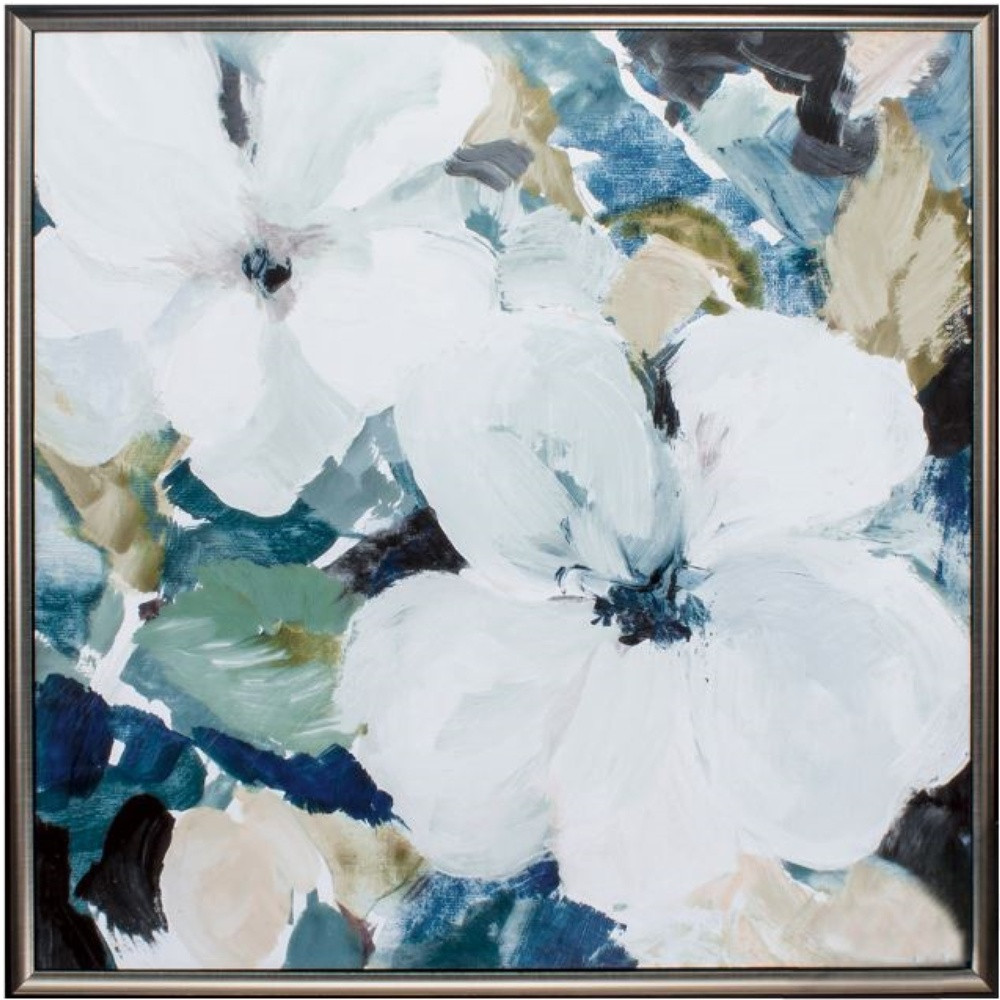 29" X 29" Brown Frame Dark Beauty I