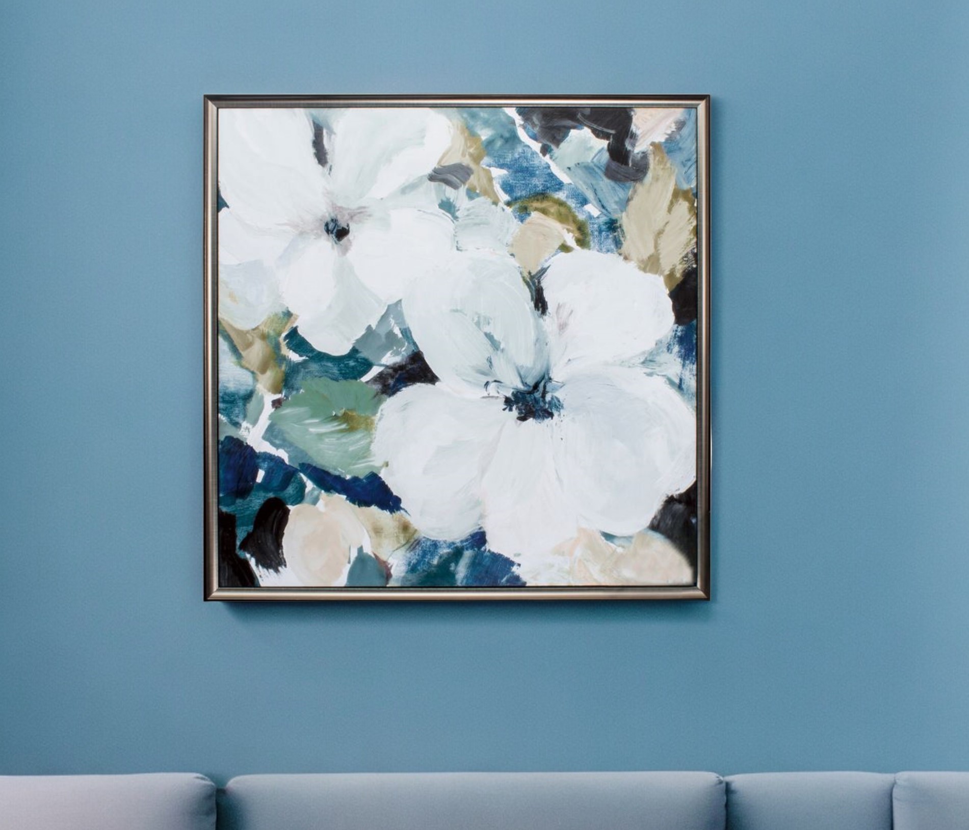29" X 29" Brown Frame Dark Beauty I