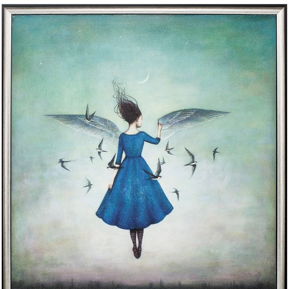 23" X 29" Silver Frame Swift Encounter