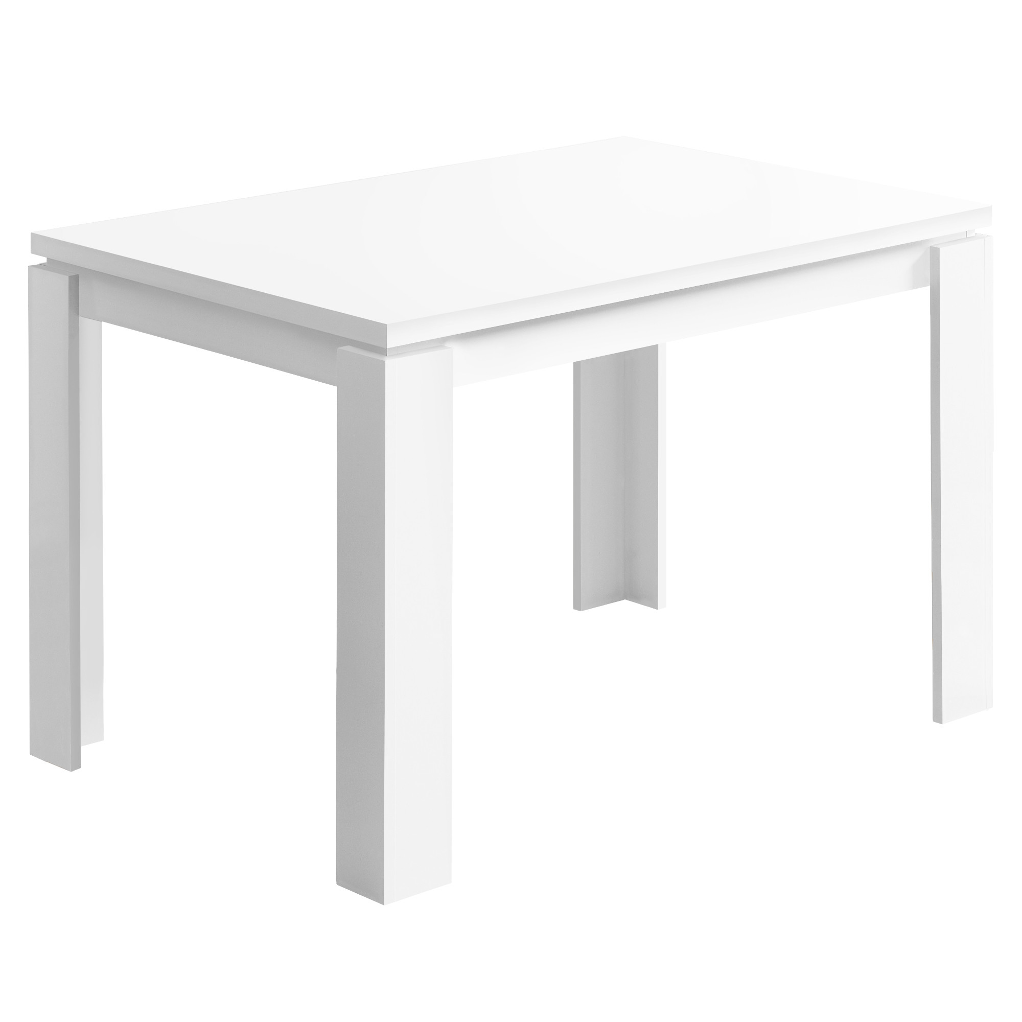 48" X 32" X 30.5 " White Dining Table
