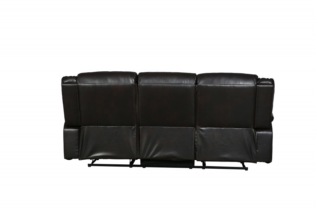 86" X 36" X 40" Brown Sofa