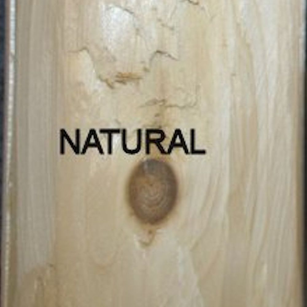 Natural Unfinished All Wood Armoire