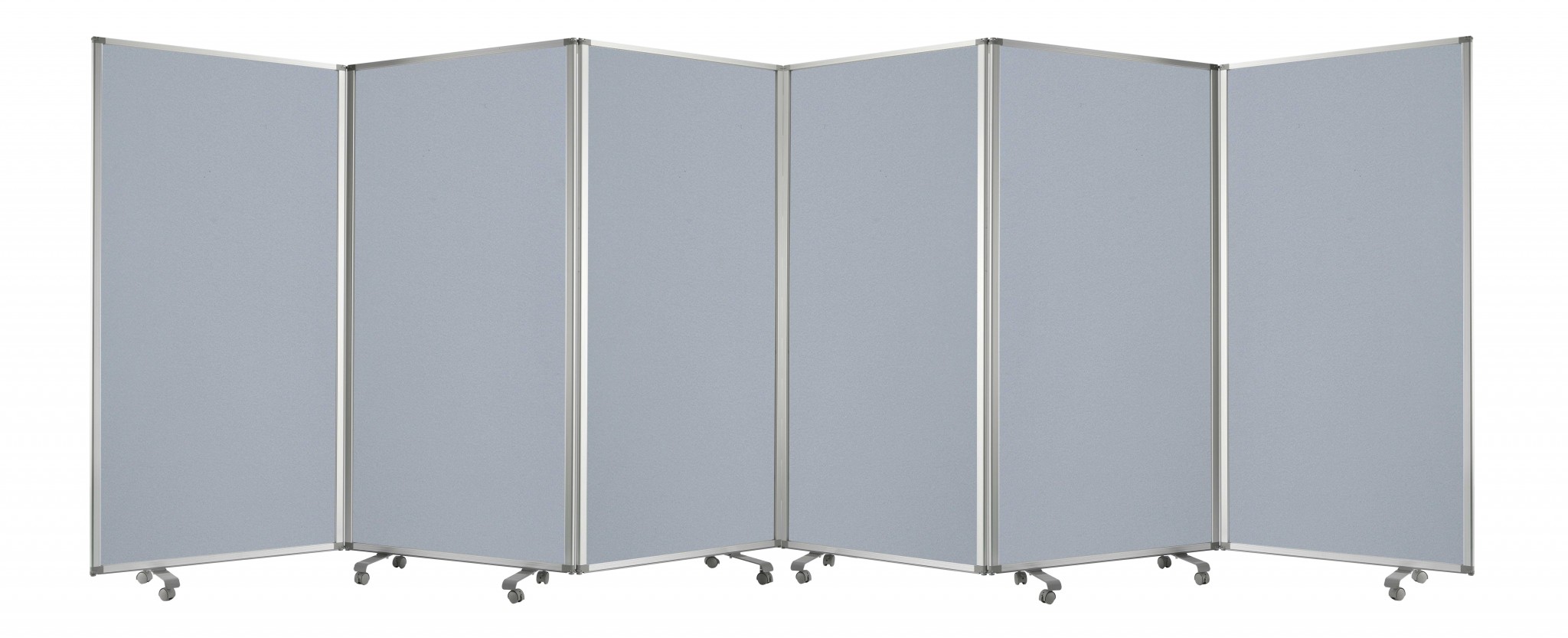 212 X 1 X 71 Metal Grey 6 Panel Screen-370386-1