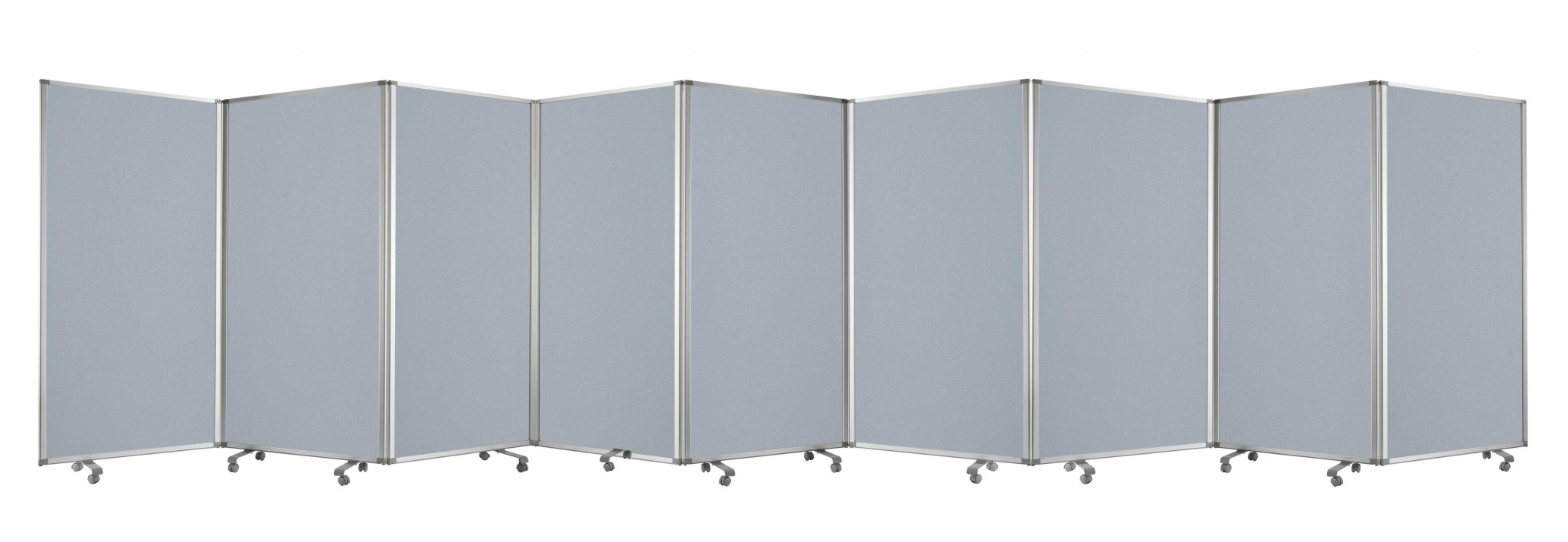 318" X 1" X 71" Metal, Grey, 9 Panel, Screen-370387-1