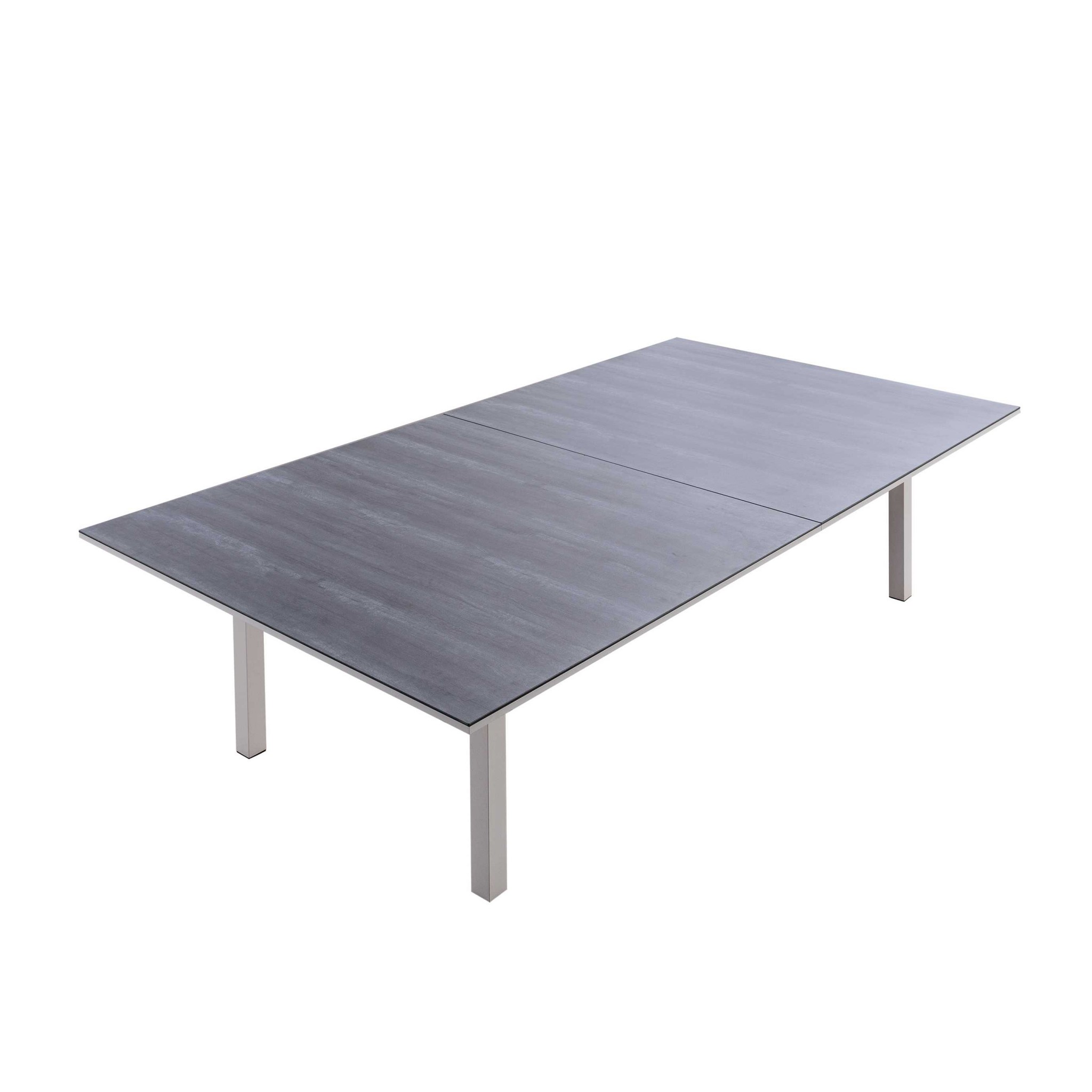 108" X 60" X 30" Light Gray Ceramic Dining and Table Tennis