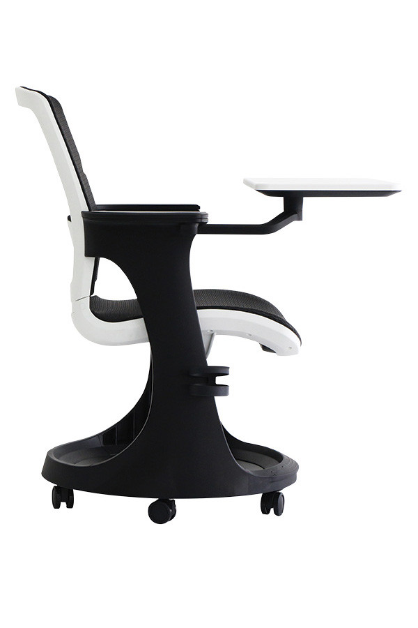 Black Mesh Rolling Office Chair-372441-1