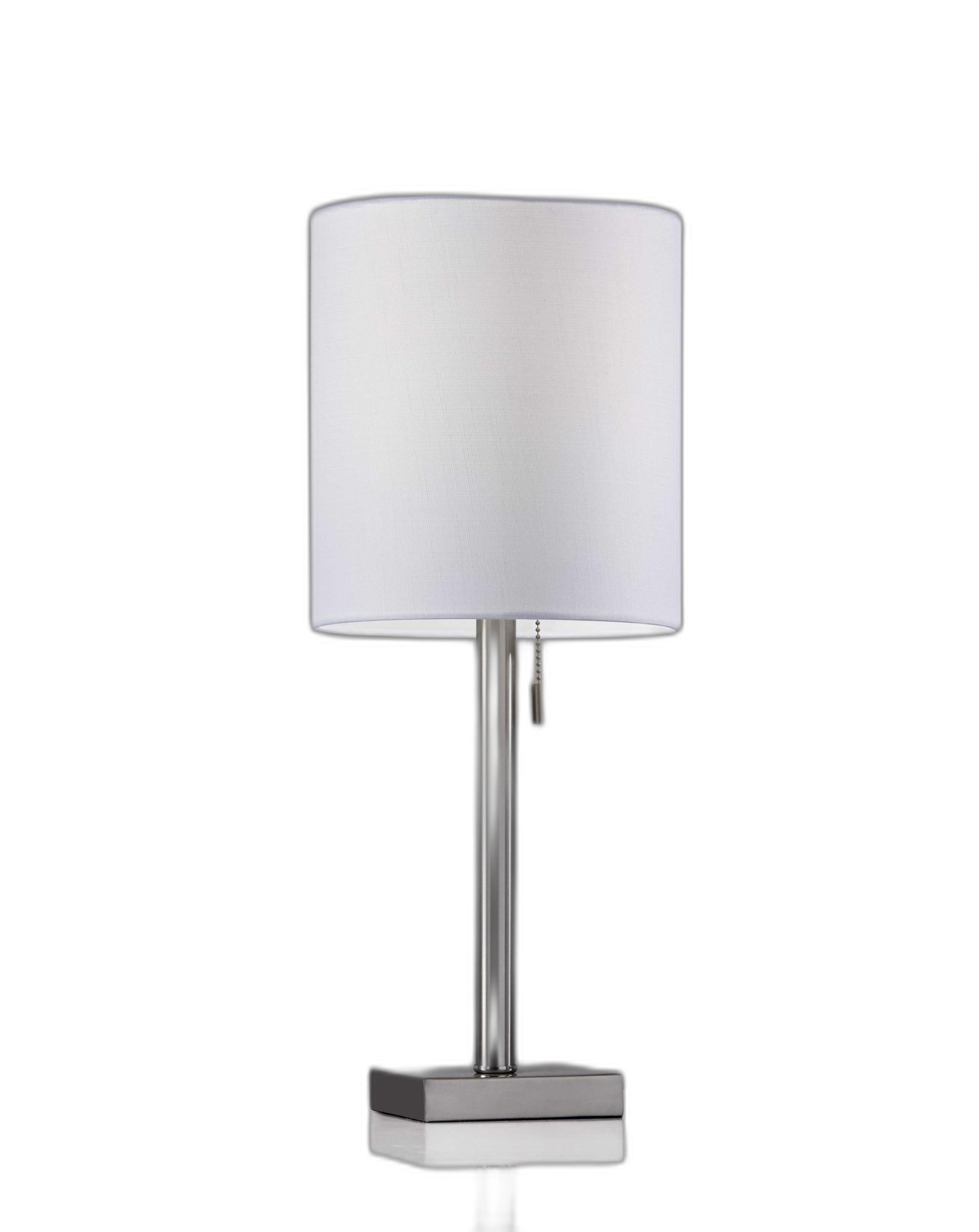 Brushed Steel Metal Table Lamp-372488-1