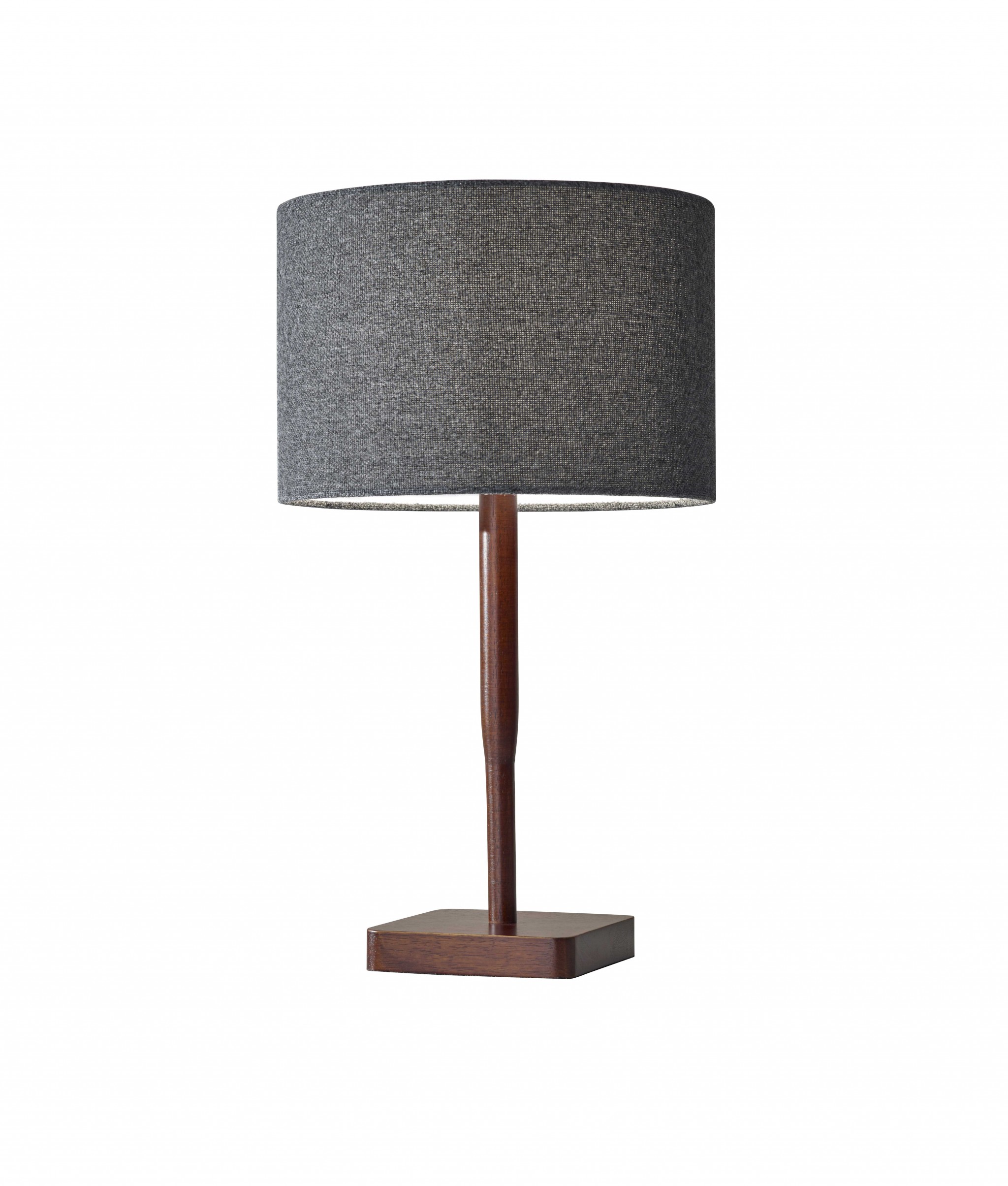 Cozy Cabin Walnut Wood Finish Table Lamp-372674-1