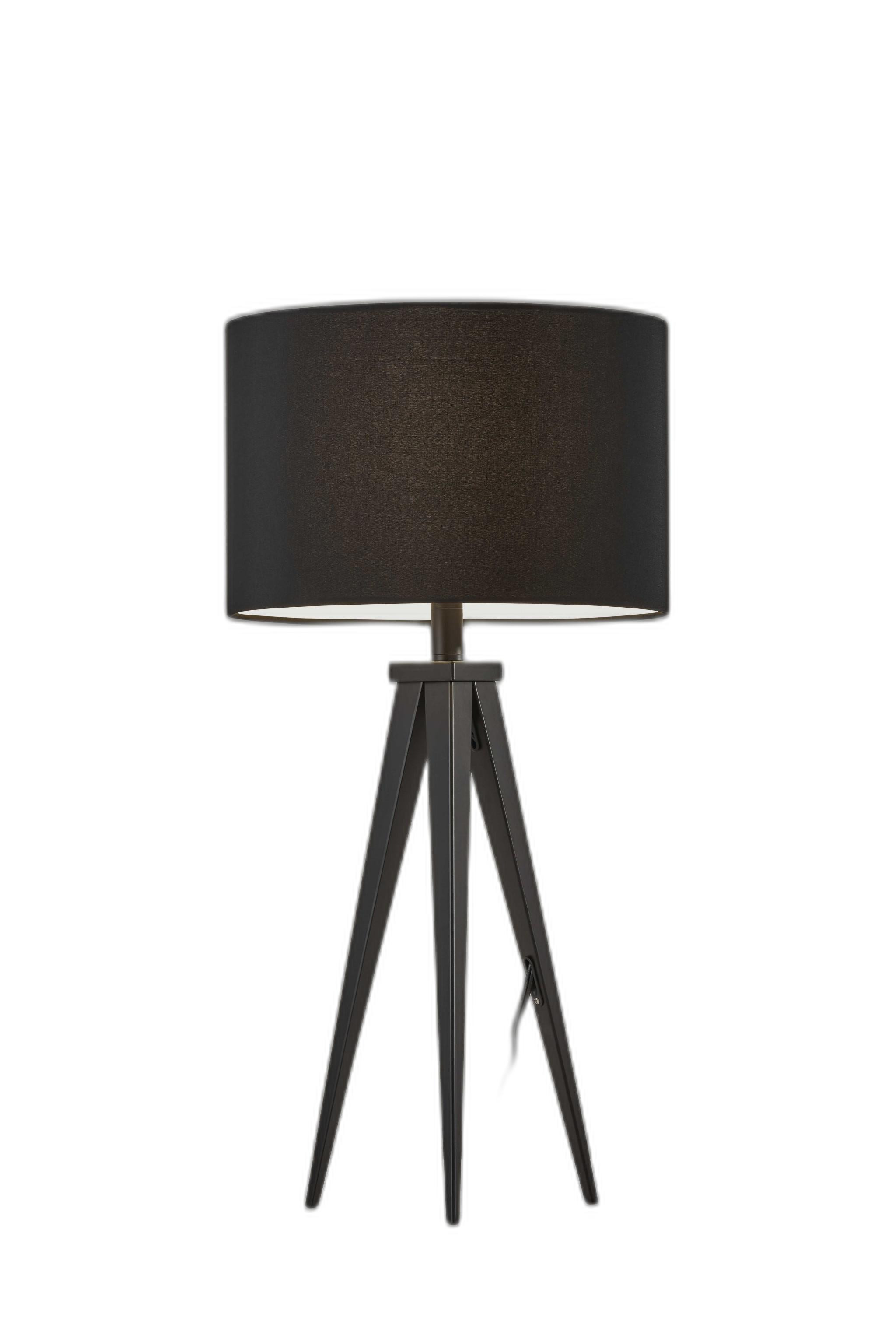 Treble Black Metal Table Lamp-372801-1
