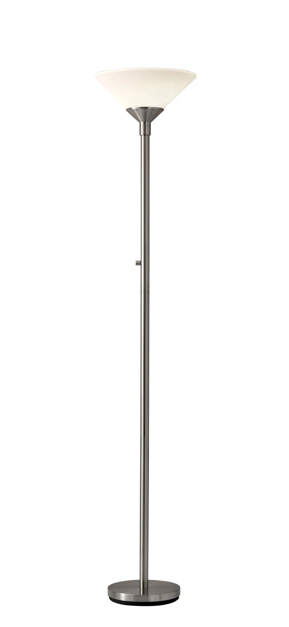 73" Torchiere Floor Lamp With White Cone Shade-372810-1