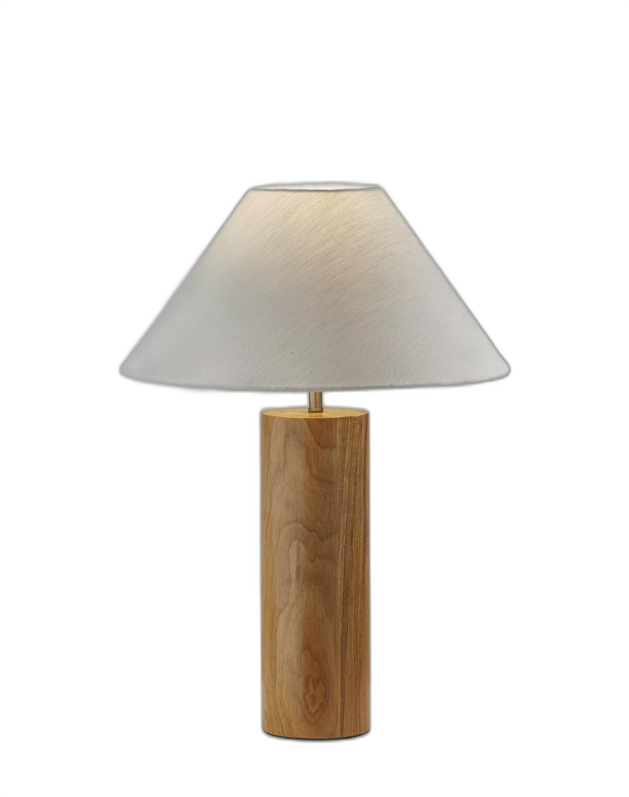 Canopy Natural Wood Block Table Lamp-372832-1