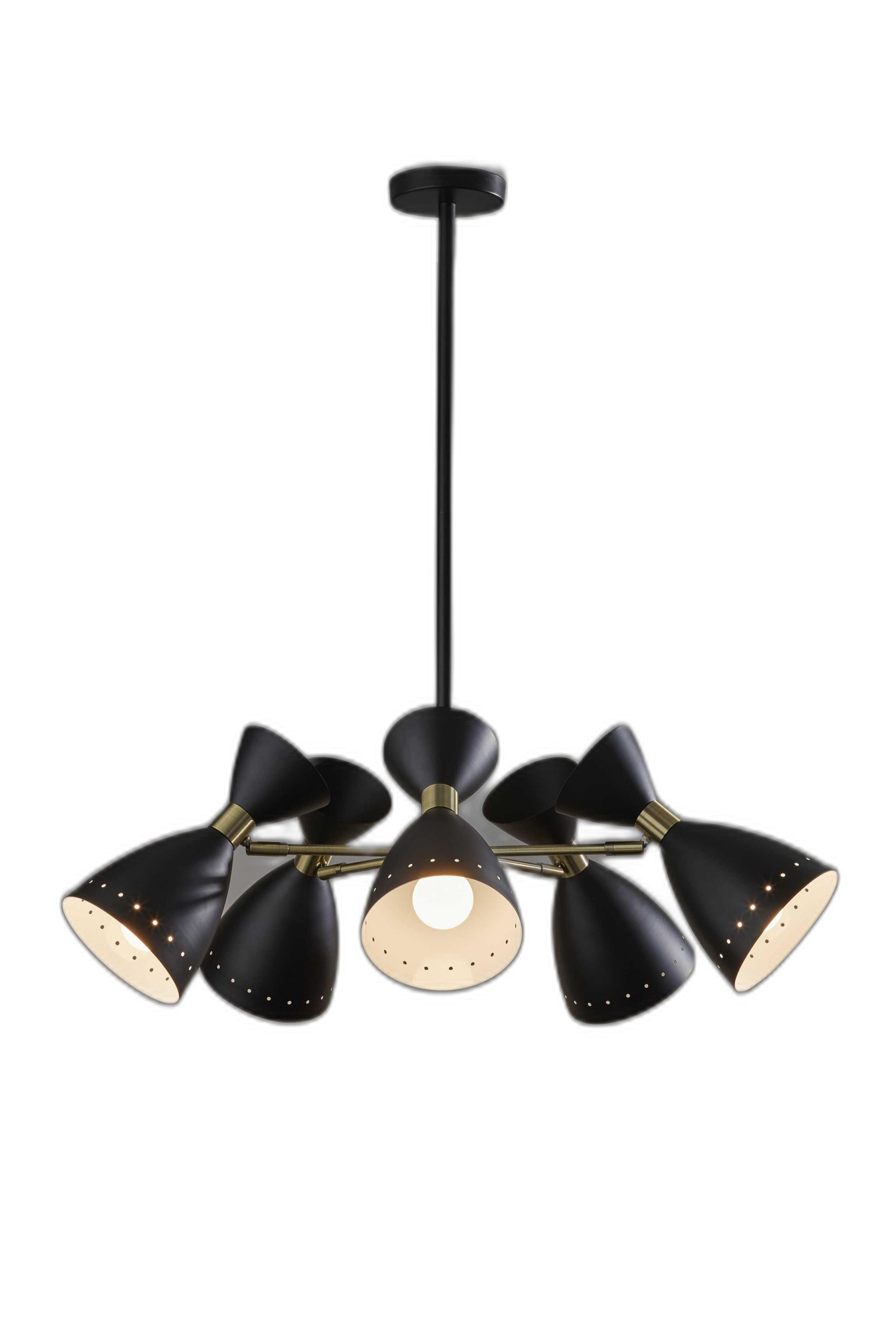 Cinco Diabolo Adjustable Black Metal Pendant-372893-1