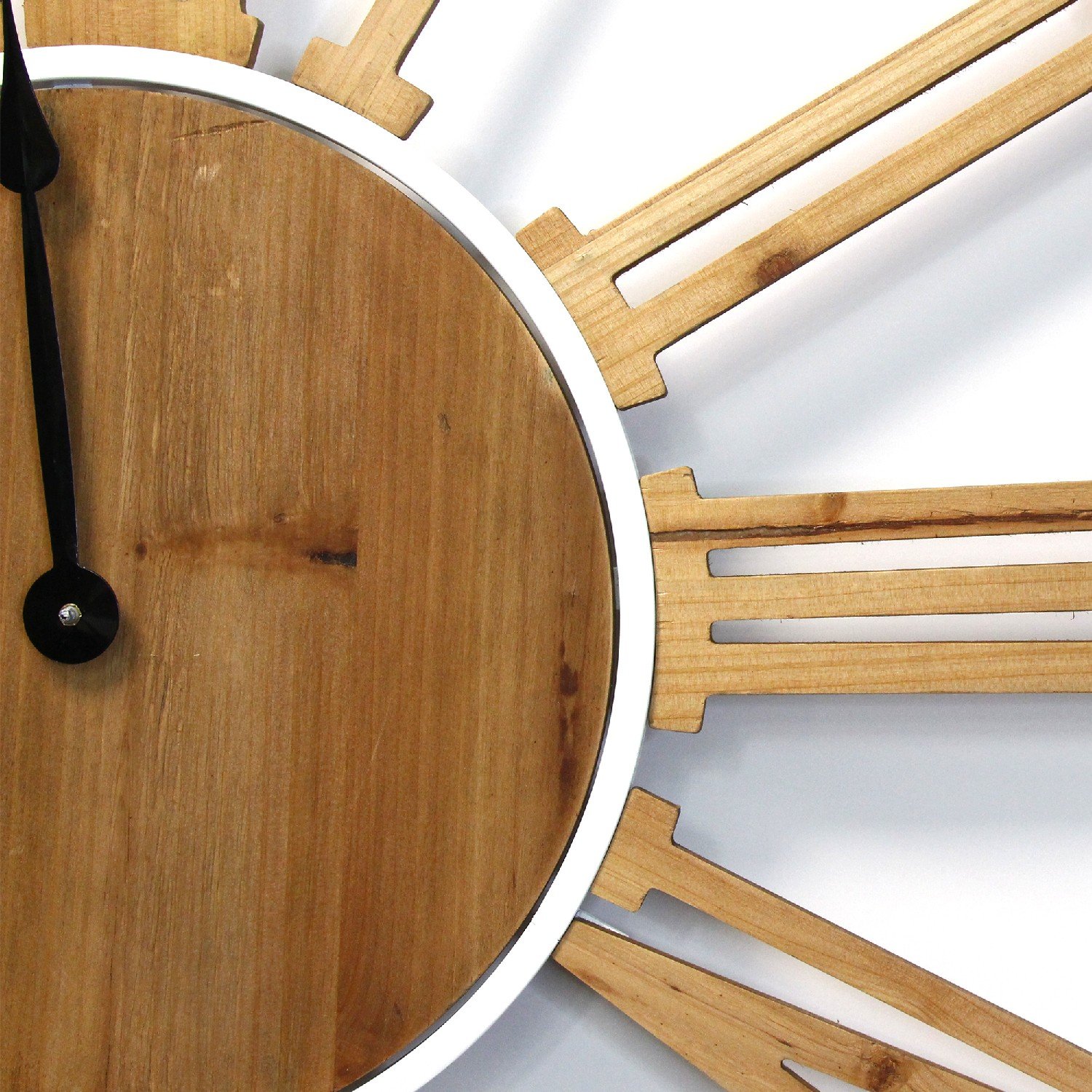 29" Franklin Wood & Metal Clock