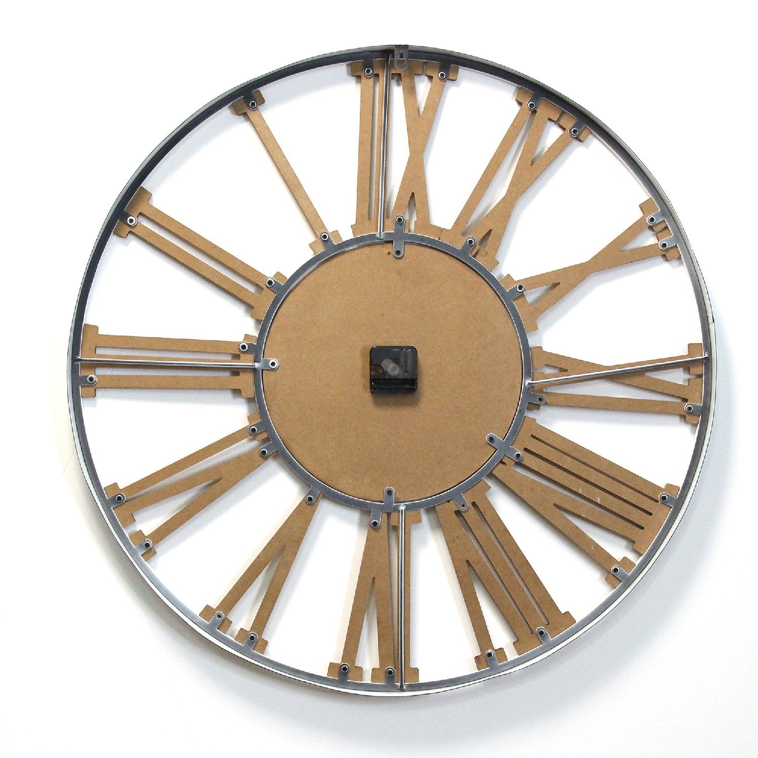 29" Franklin Wood & Metal Clock