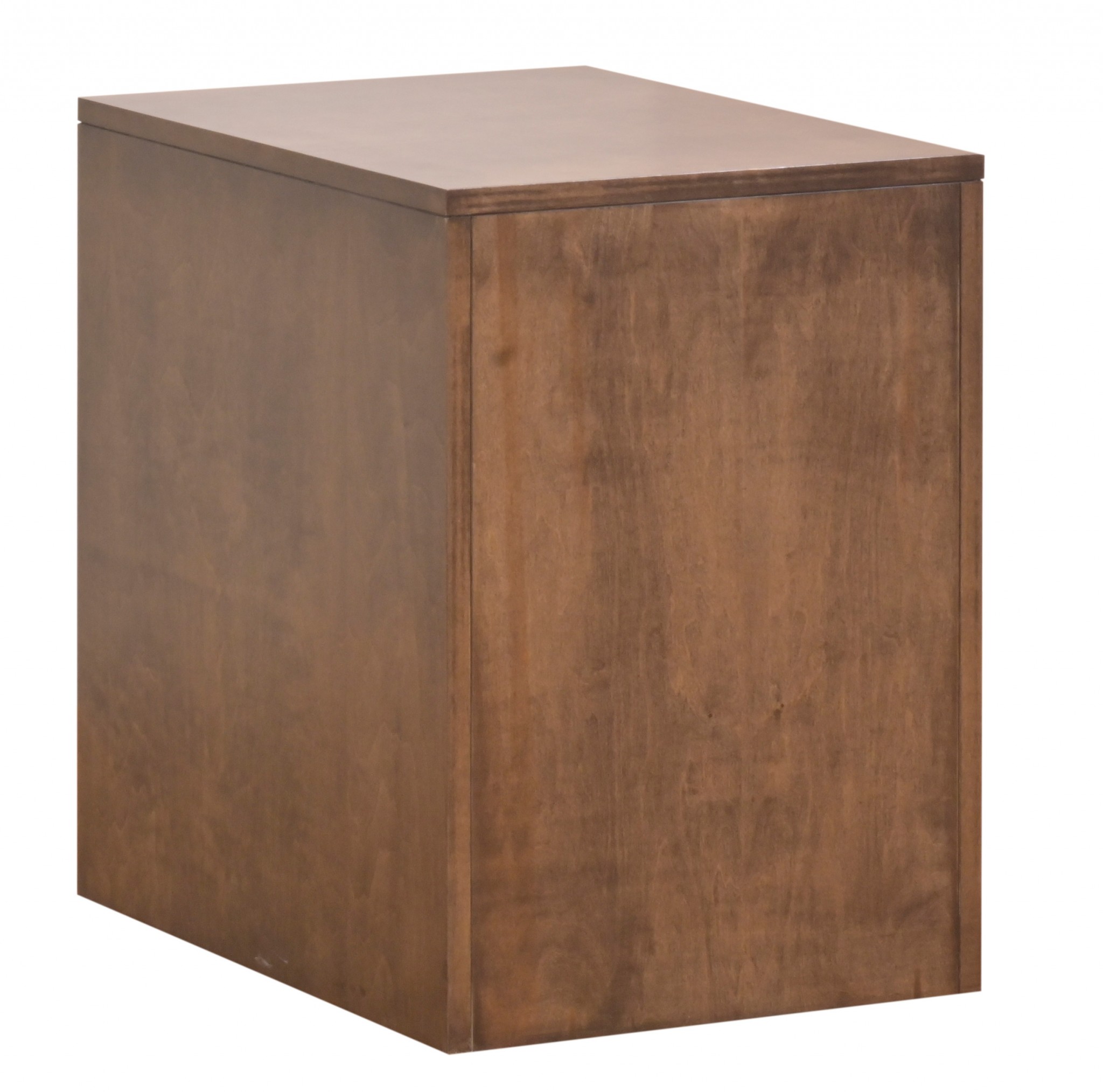 17" X 22" X 24" Cappuccino Wood Rolling File Cabinet