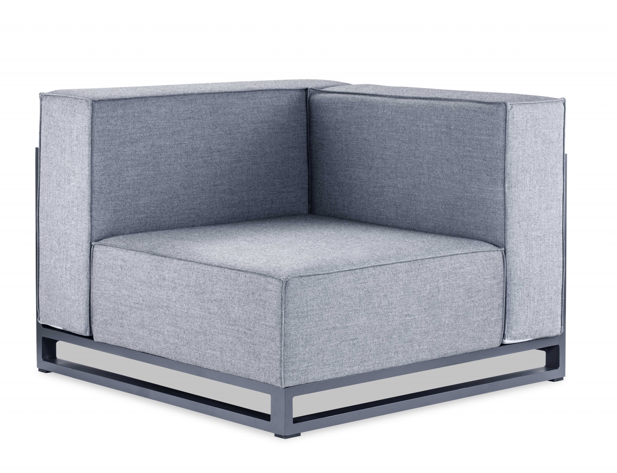41" Gray Linen Side Chair-374152-1
