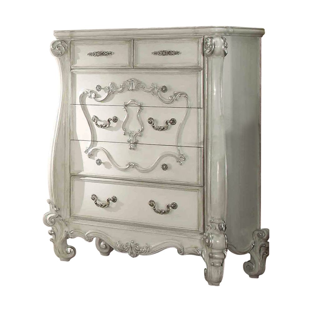 47" White Solid Wood Standard Chest-374192-1