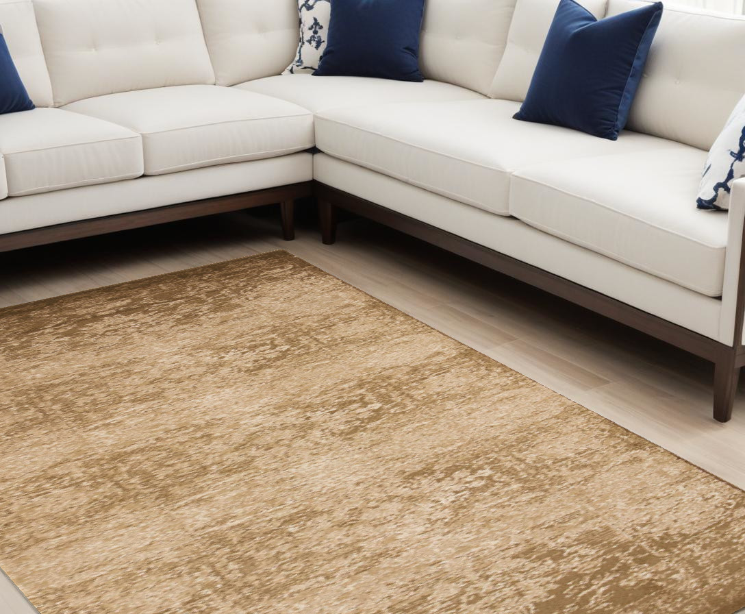 7' X 10' Beige Area Rug-374718-1