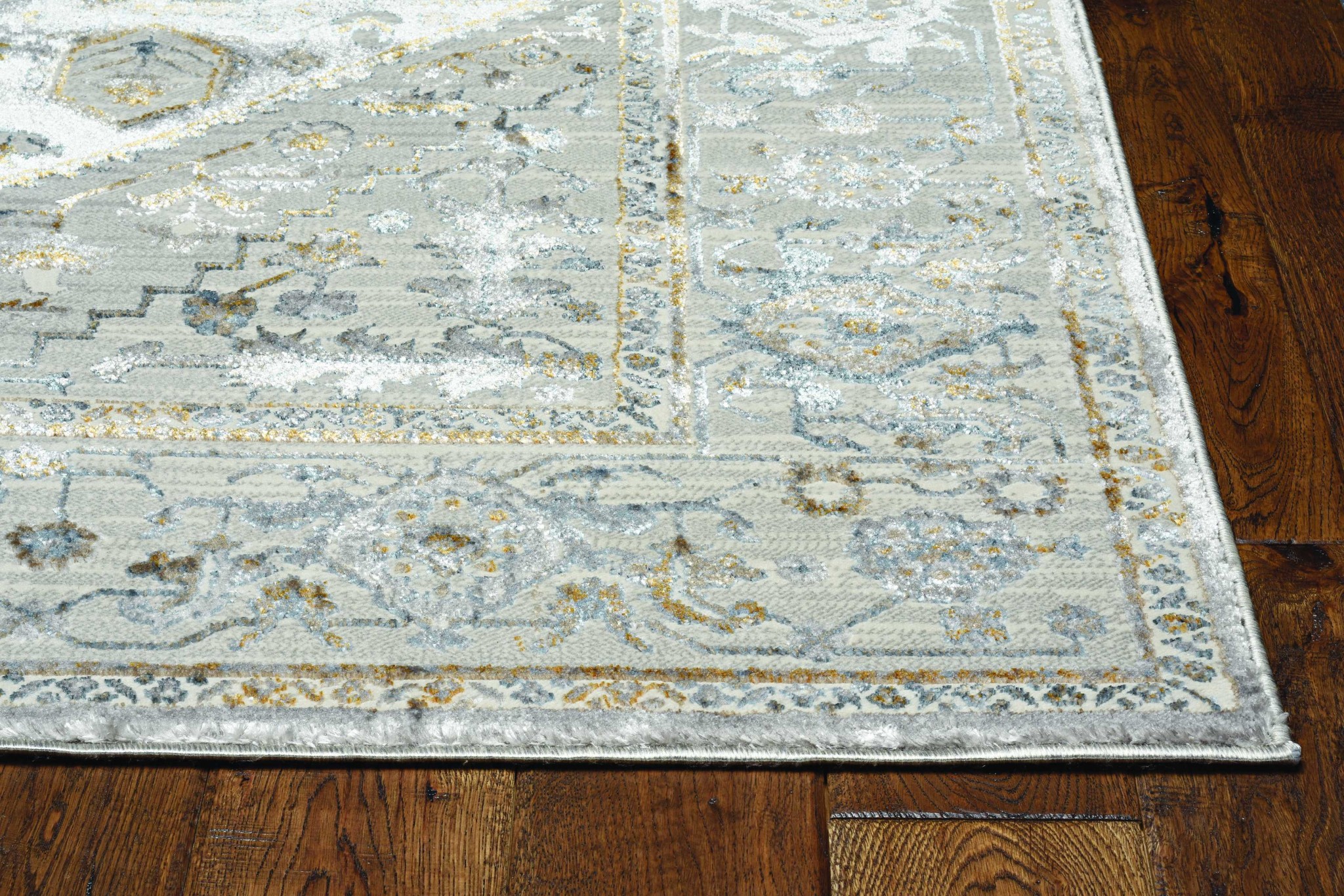 3" X 5" Grey Parisian Area Rug