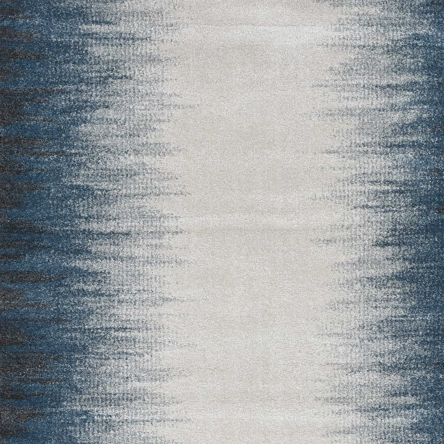 3" X 5"  Ivory Blue Gradient Area Rug