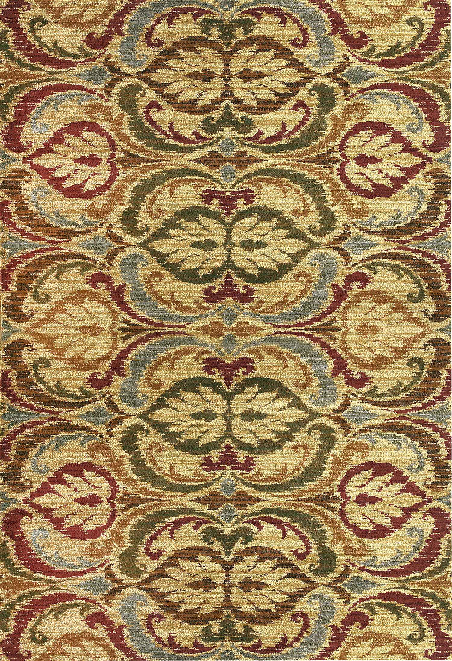 8" X 10" Multicoloured Floral Area Rug