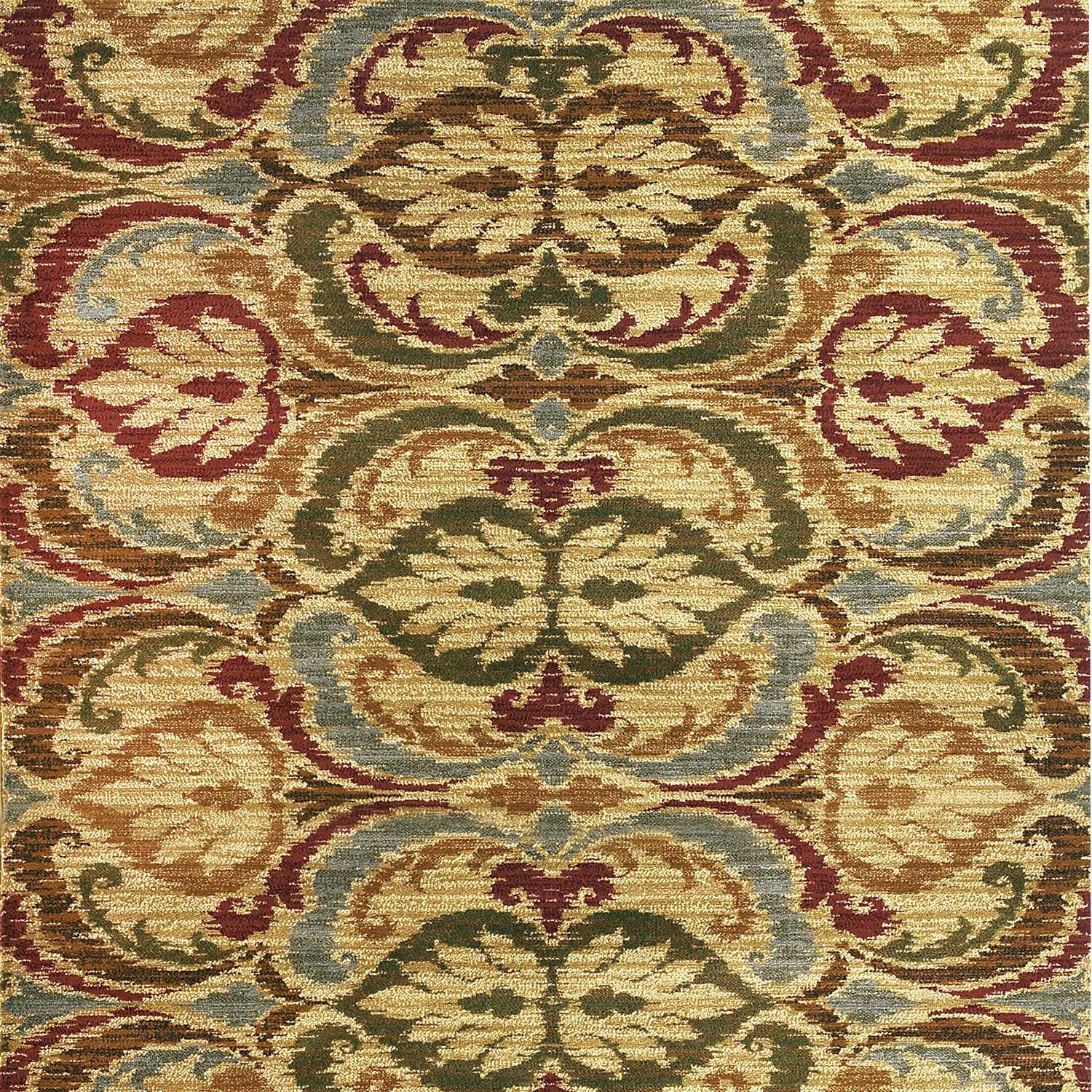 8" X 10" Multicoloured Floral Area Rug