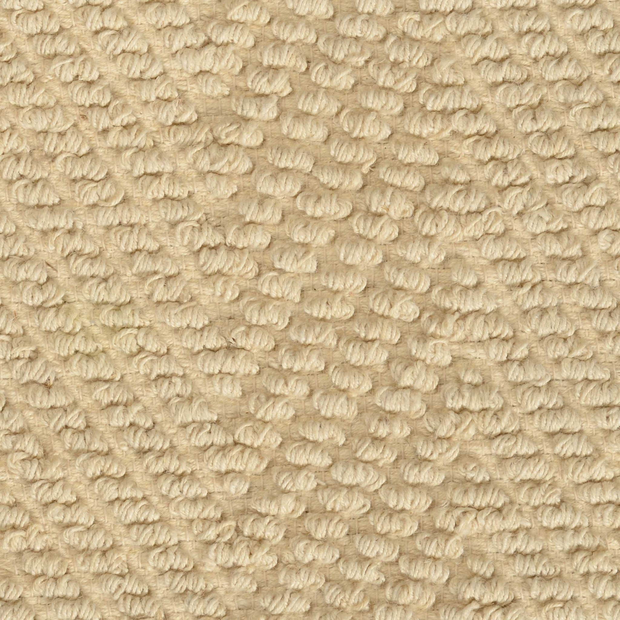 8" X 11" Ivory Chevron Hand Woven Area Rug
