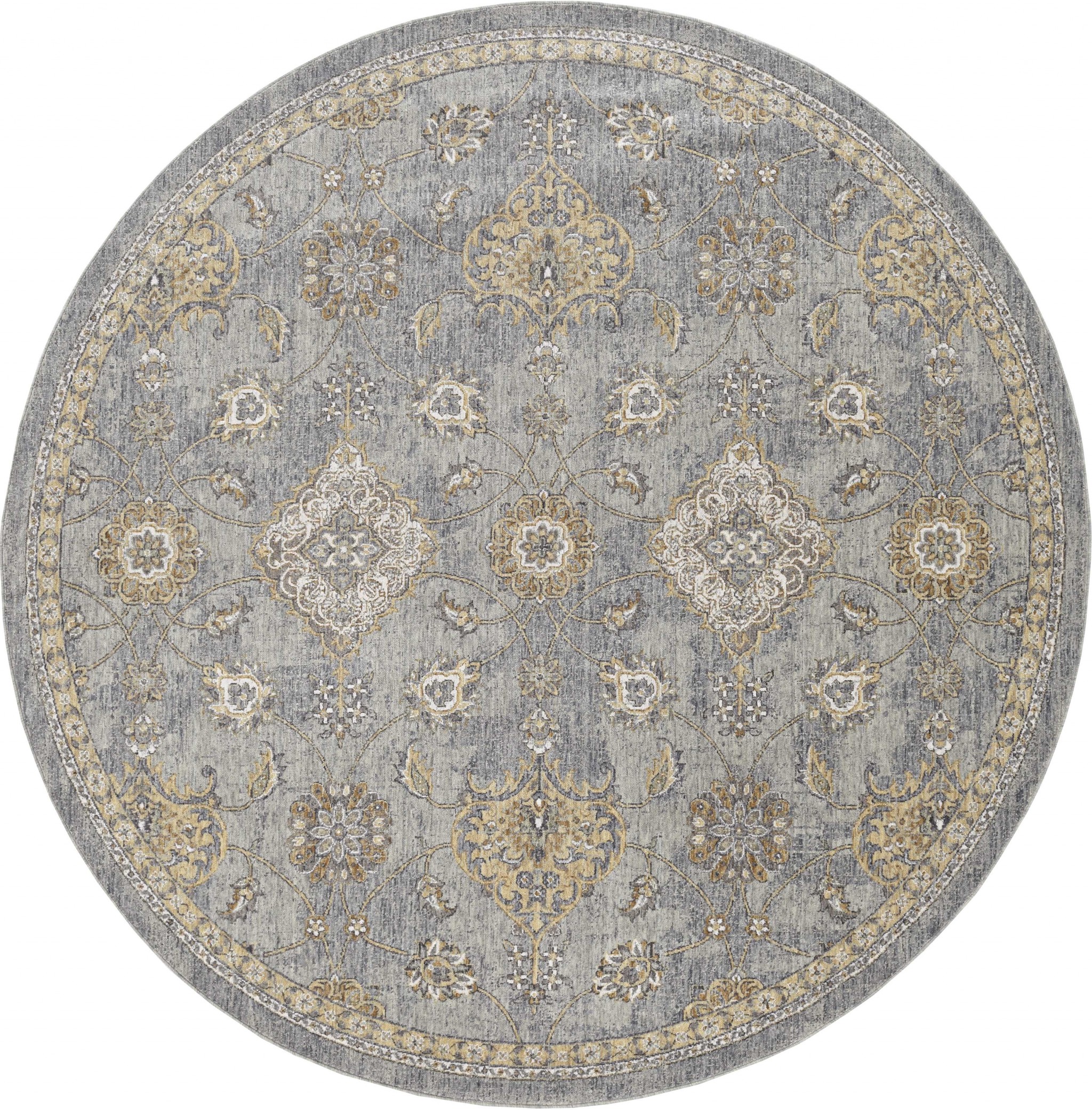 108 X 108 Sage Green Wool Rug-375275-1