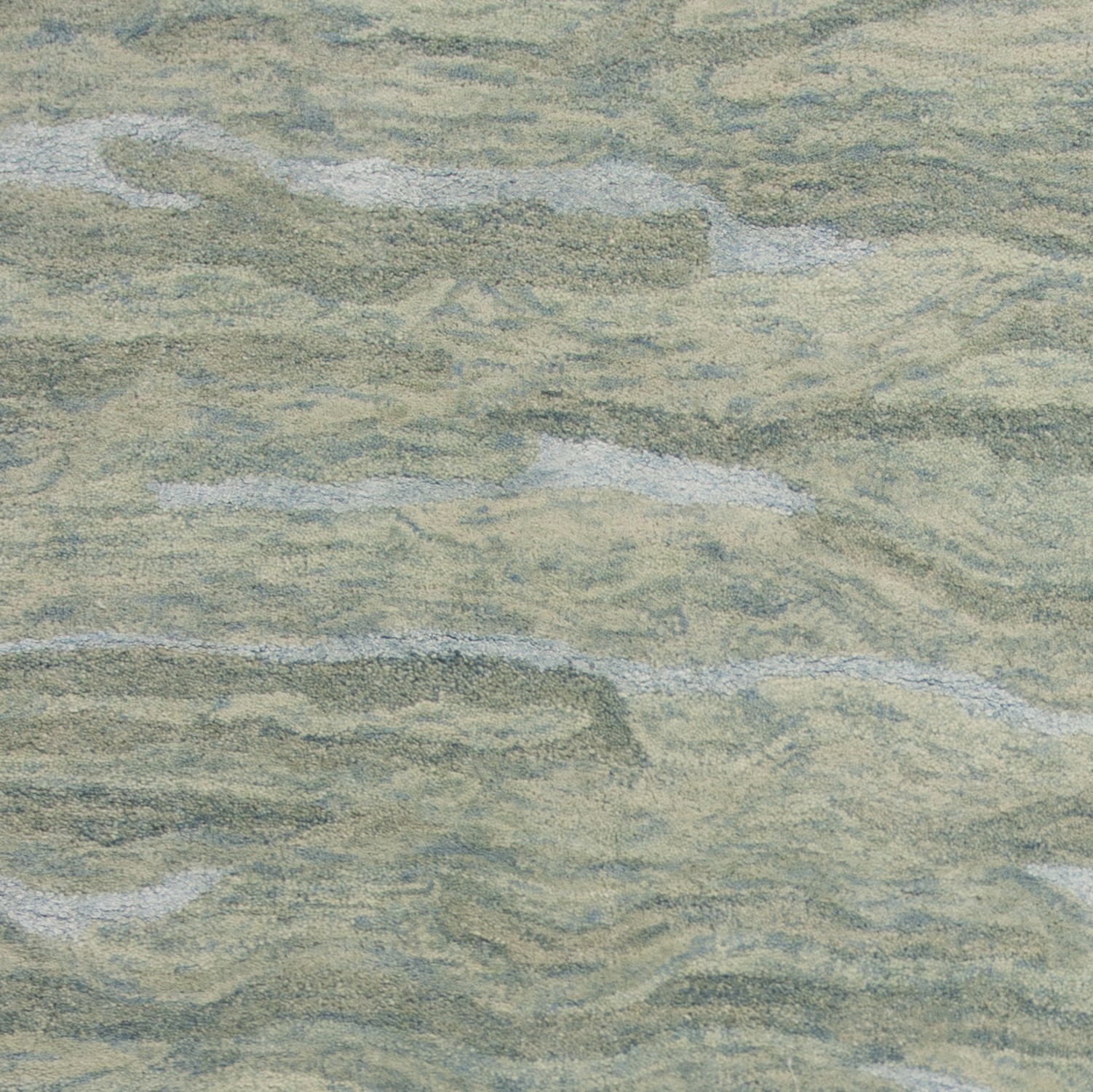 102 X 138 Seafoam Wool Or Viscose Rug-375350-1