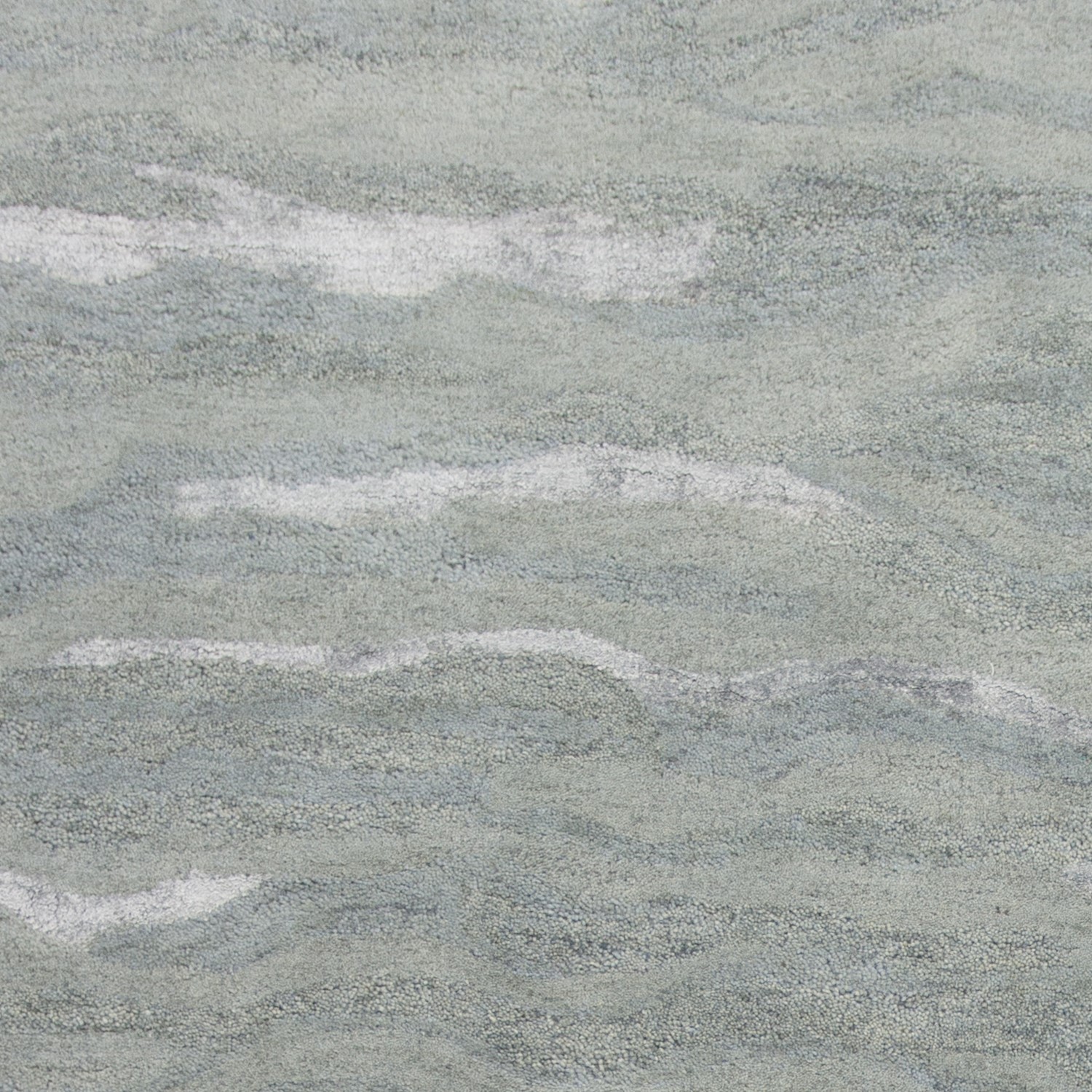 9'X12' Slate Grey Hand Tufted Abstract Indoor Area Rug-375354-1