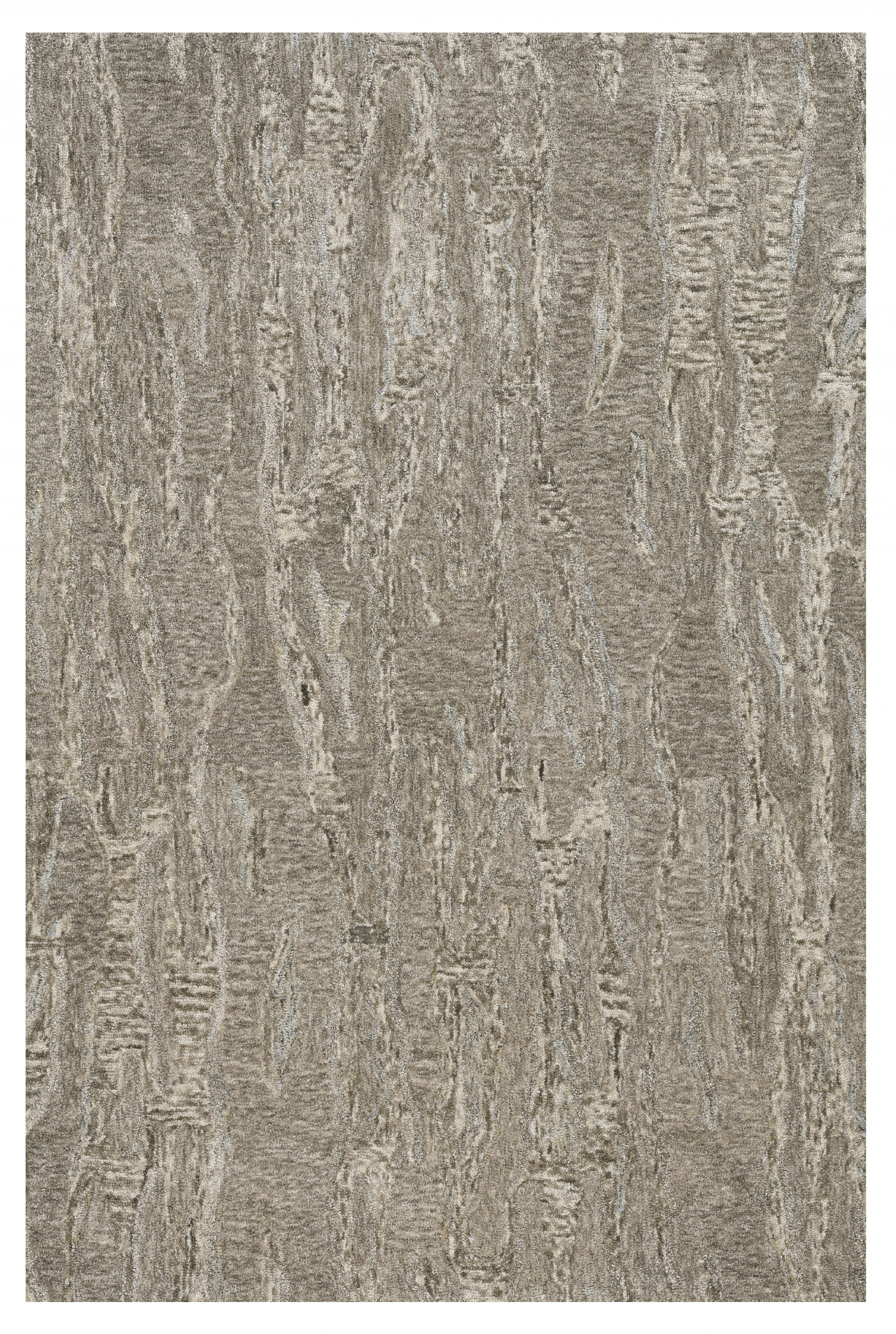 3'X5' Sand Hand Tufted Abstract Indoor Area Rug-375355-1