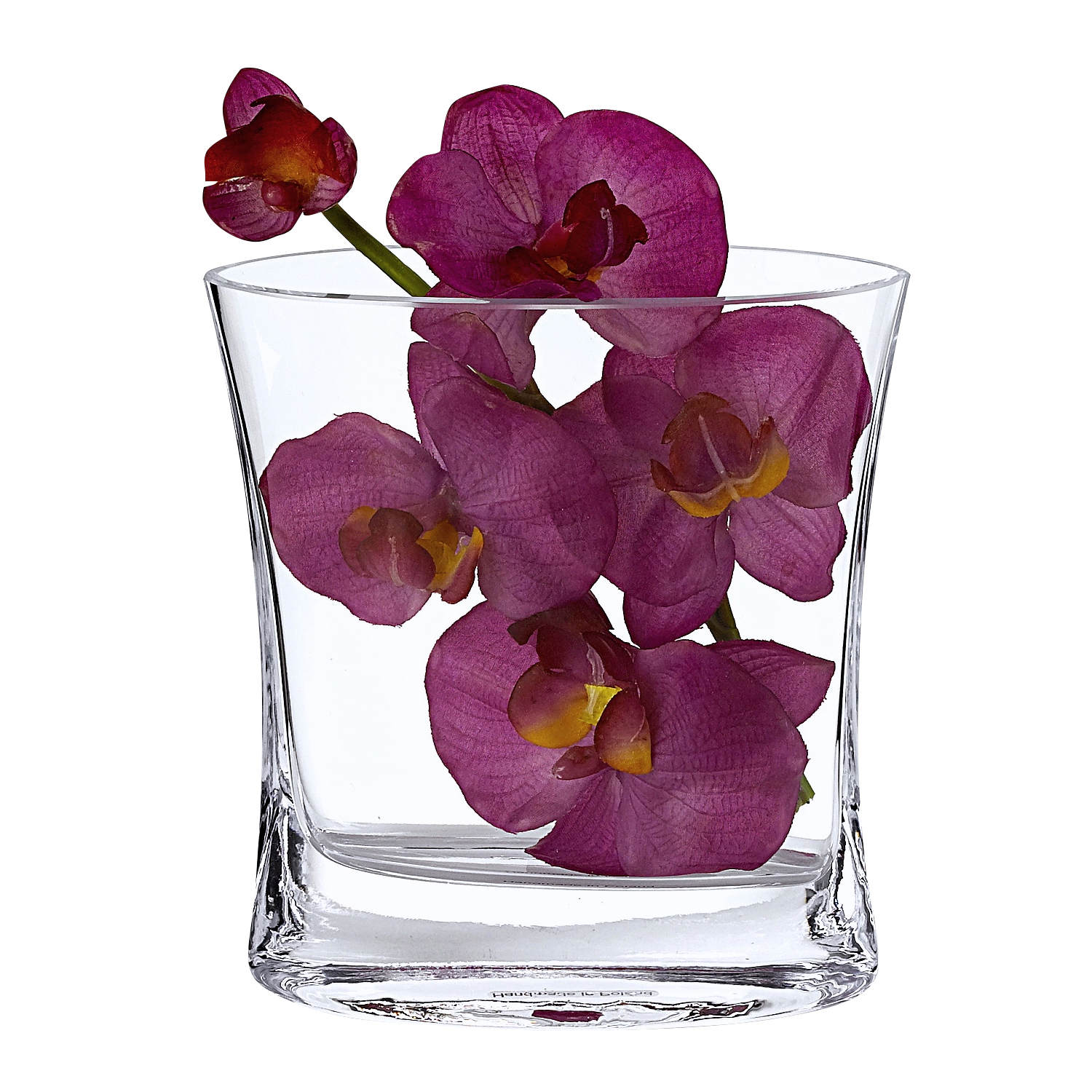8 Mouth Blown Large Glass Pocket Vase-375890-1