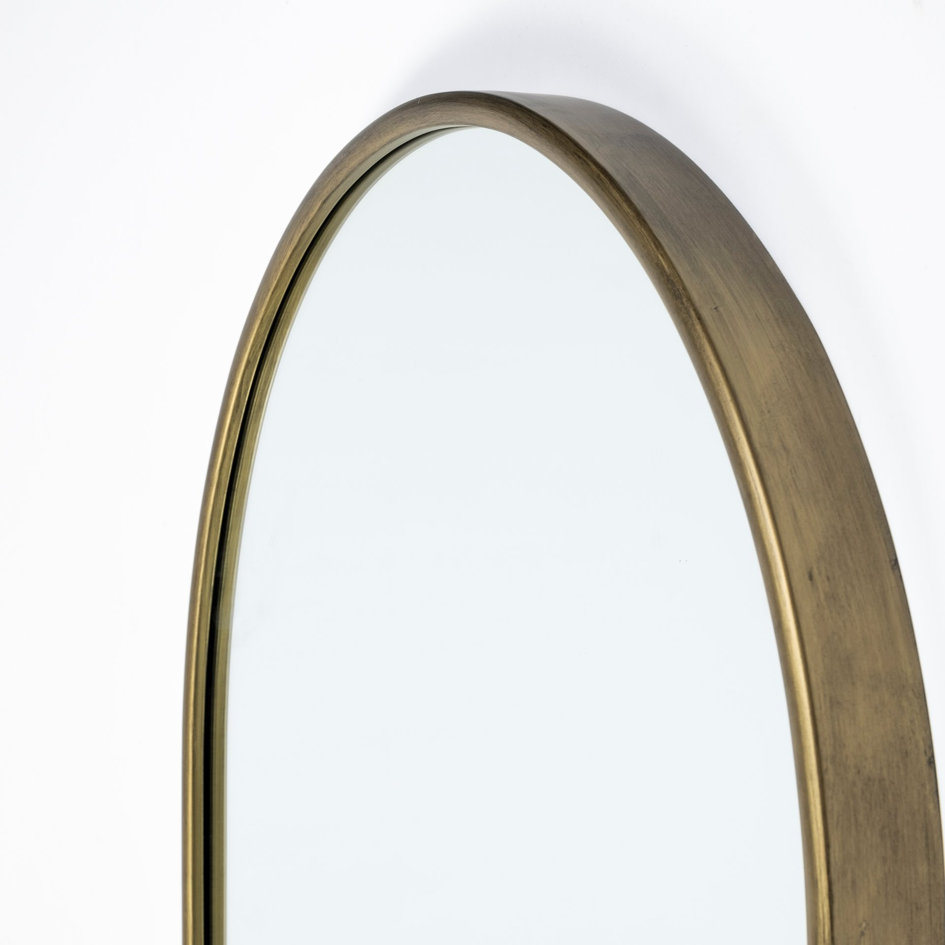 Arch Gold Metal Frame Wall Mirror