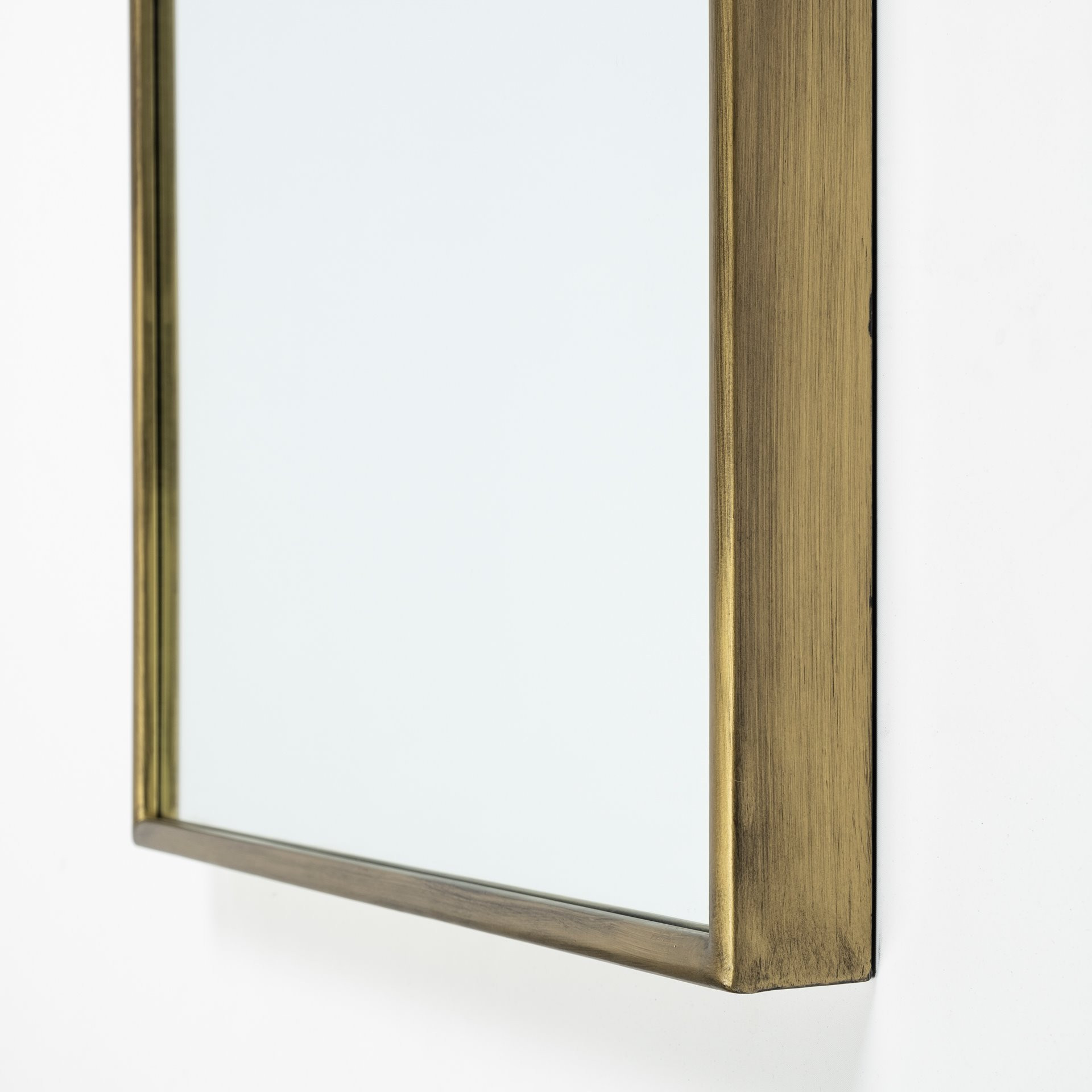 Arch Gold Metal Frame Wall Mirror