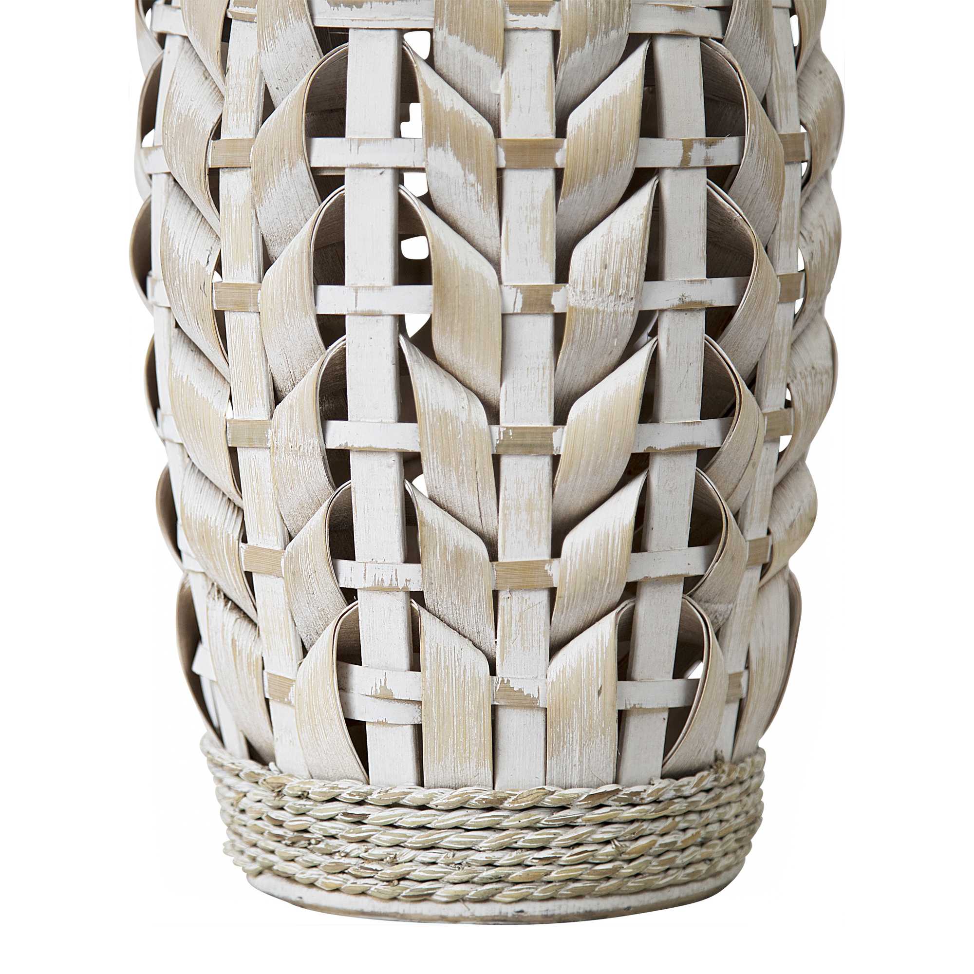 27" Weaving Bamboo Vase