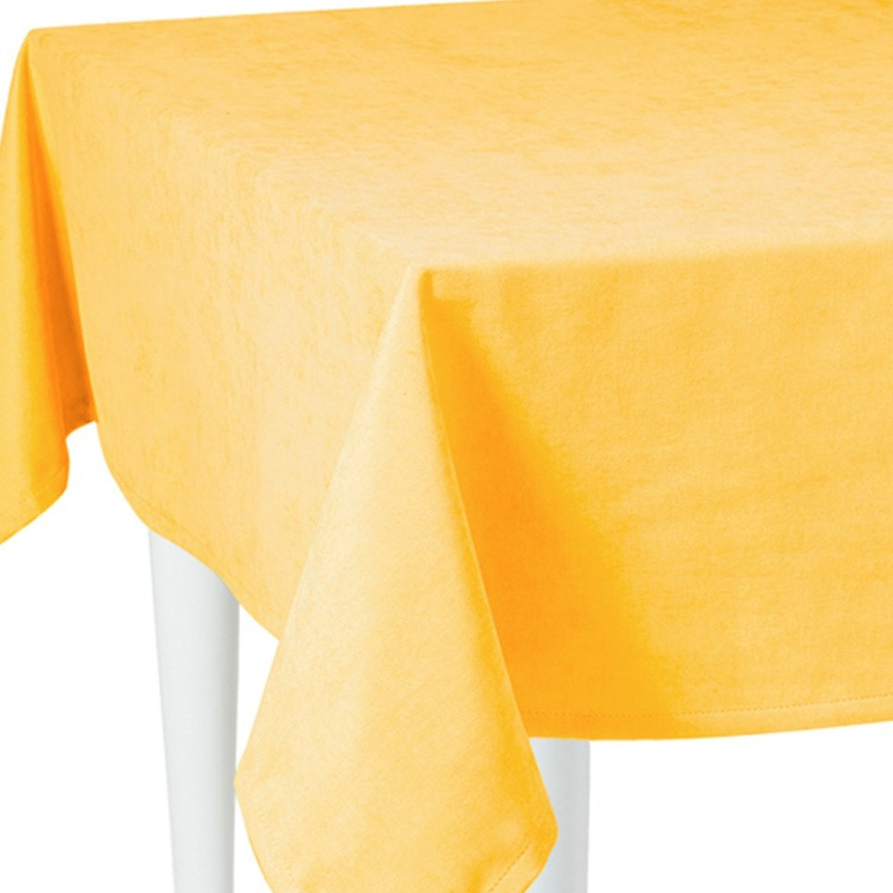 55" Merry Christmas Square Tablecloth in Yellow