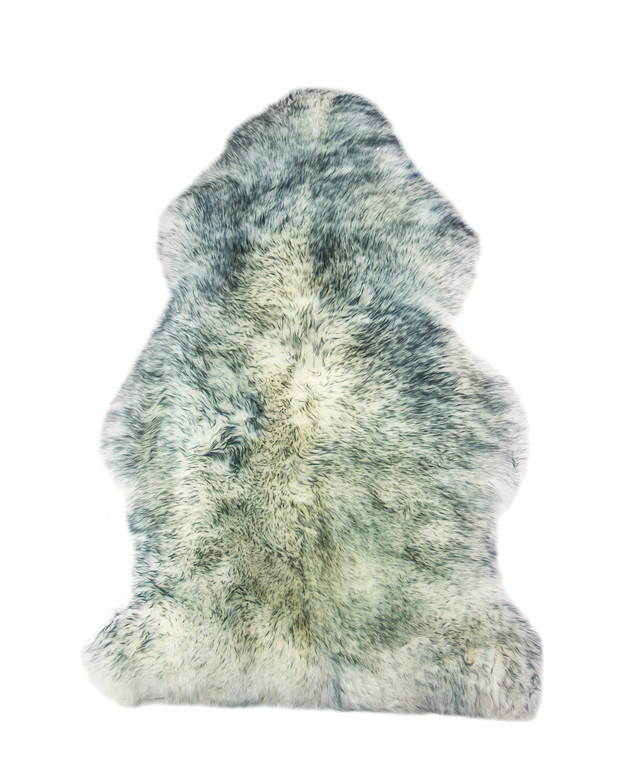 2' X 3' Gray Mist New Zealand Natural Sheepskin Rug-376923-1