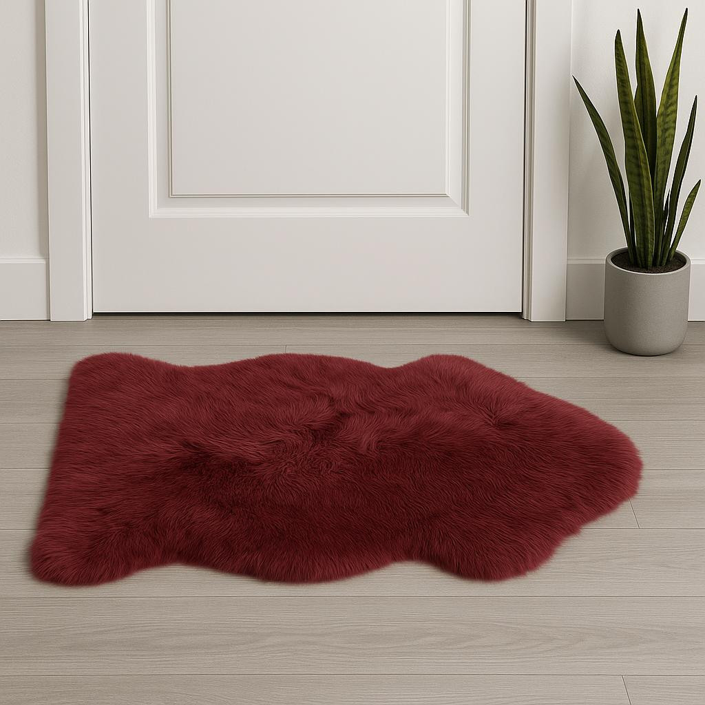 2' X 3' Raspberry Shag Area Rug-376928-1