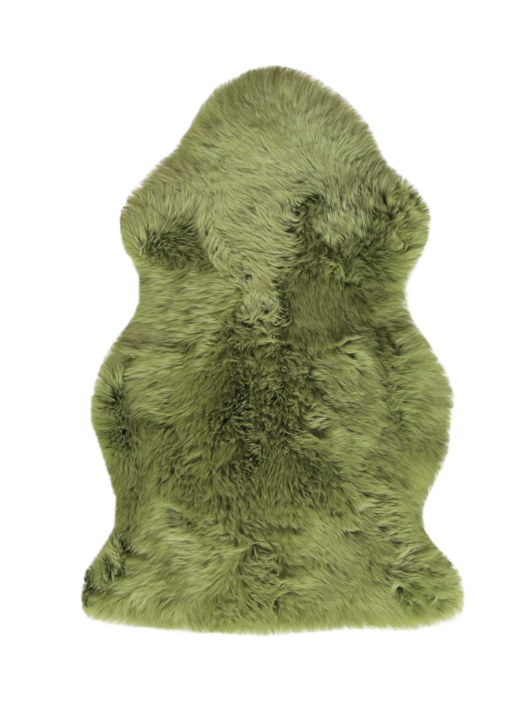 Sage Green New Zealand Natural  Sheepskin Rug-376936-1