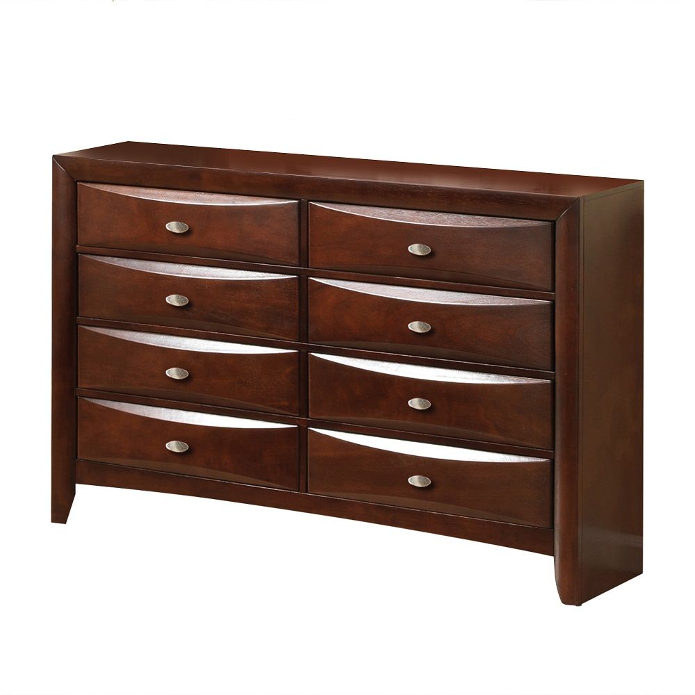 41" Espresso Wood Finish Dresser With 8 Drawers-376976-1