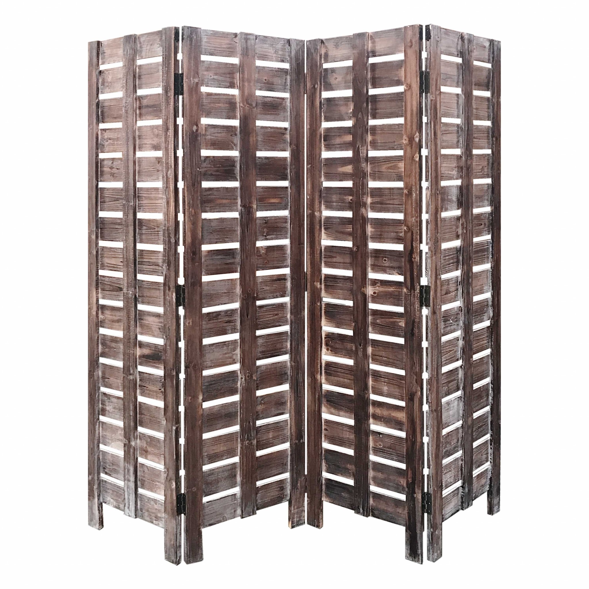 4 Panel Silver Room Divider