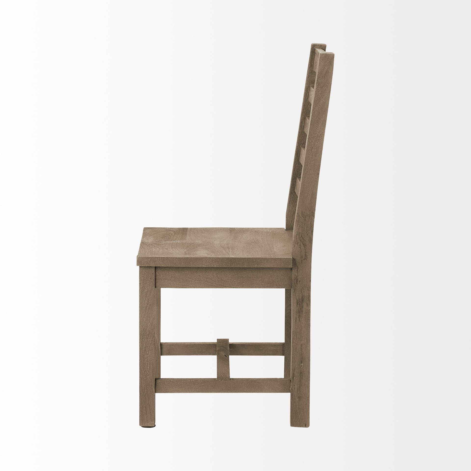Brown Solid Wood Dining Chair