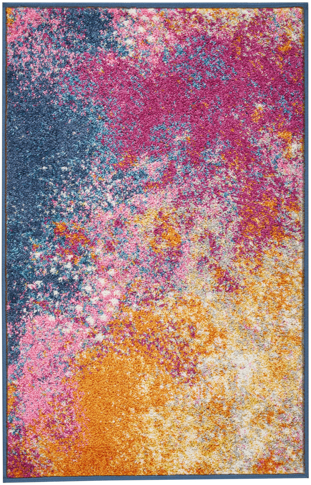 2" X 3" Sunset Abstract Power Loom Area Rug