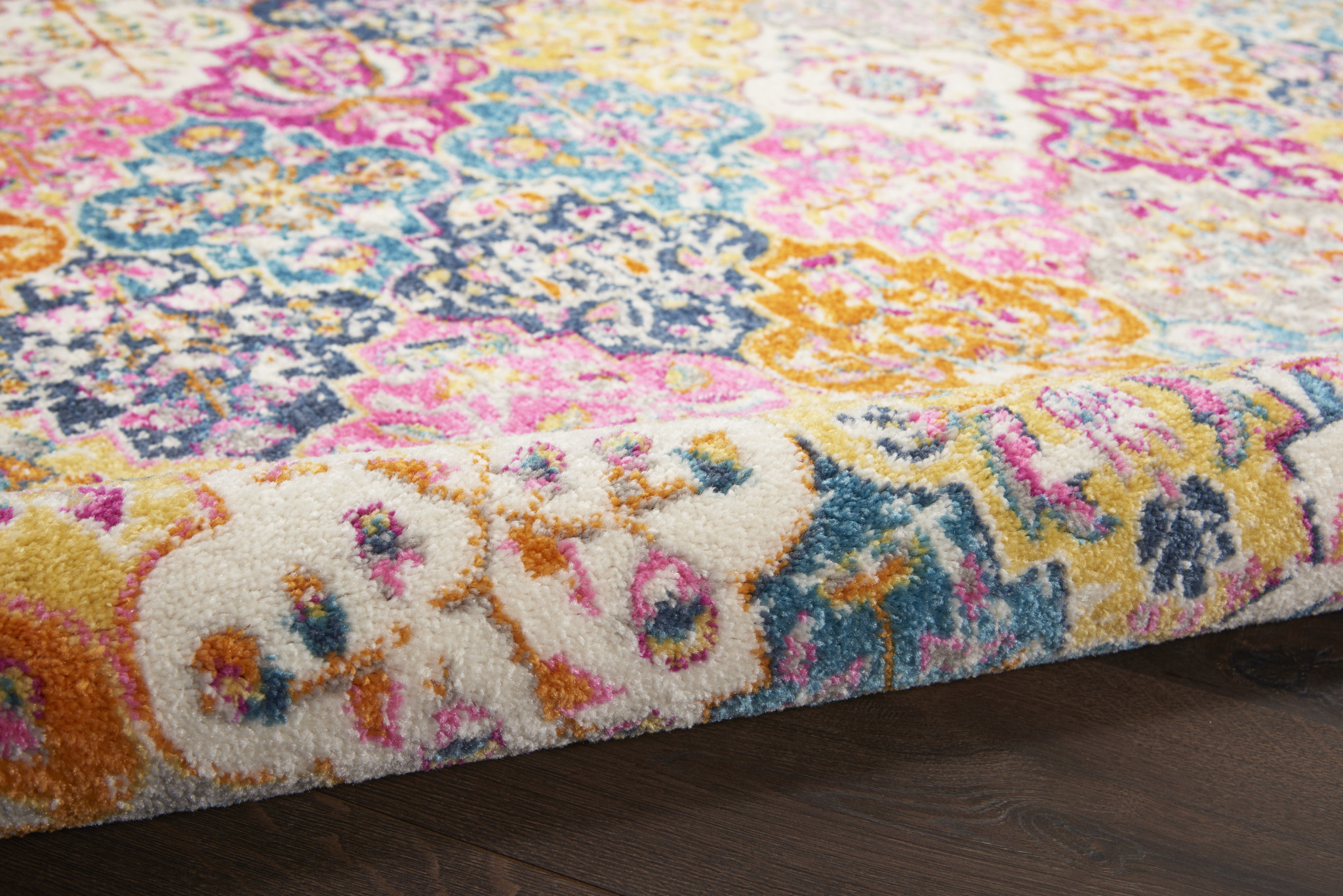 4" X 6" Pink And Gray Geometric Dhurrie Area Rug
