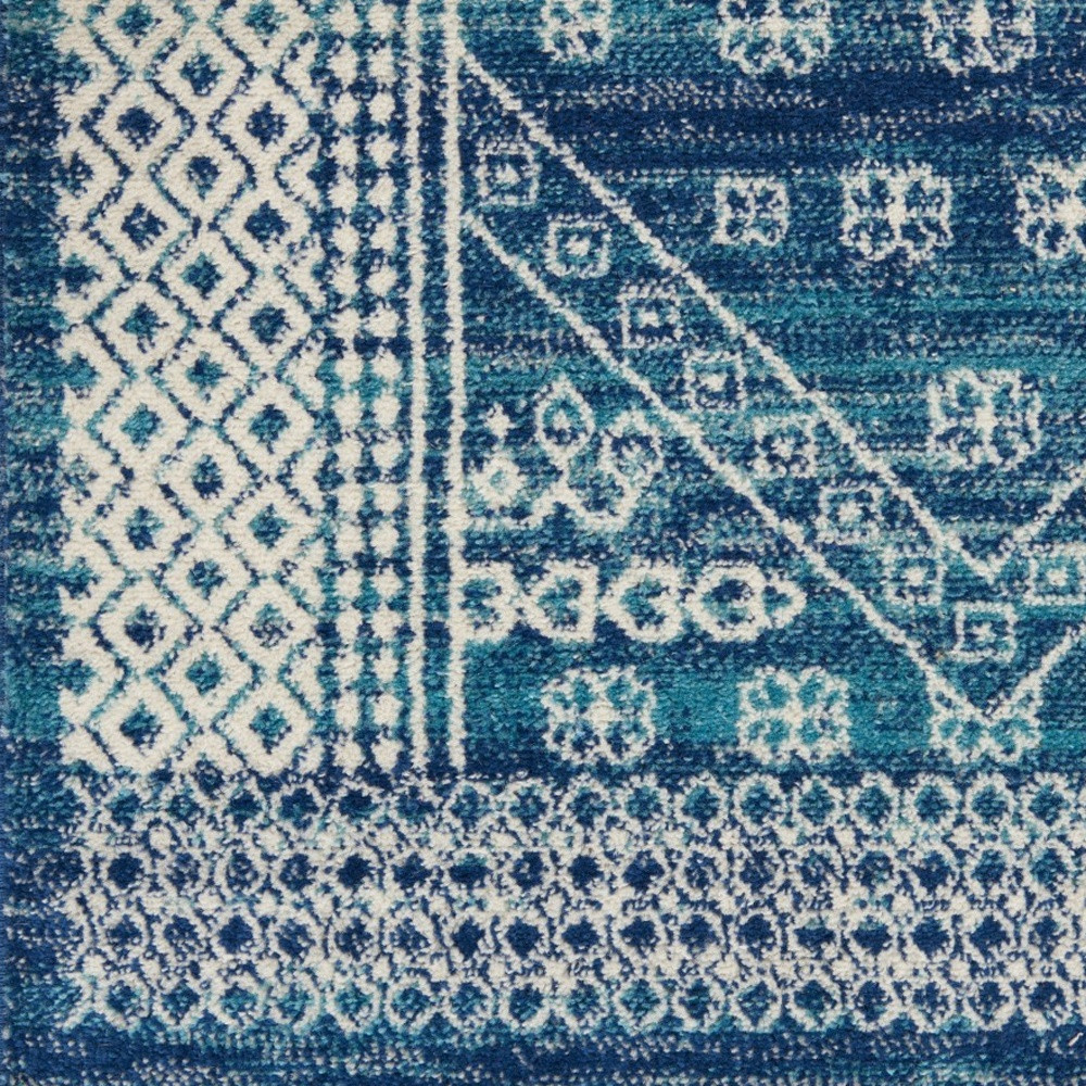2" X 3" Navy Blue Power Loom Area Rug