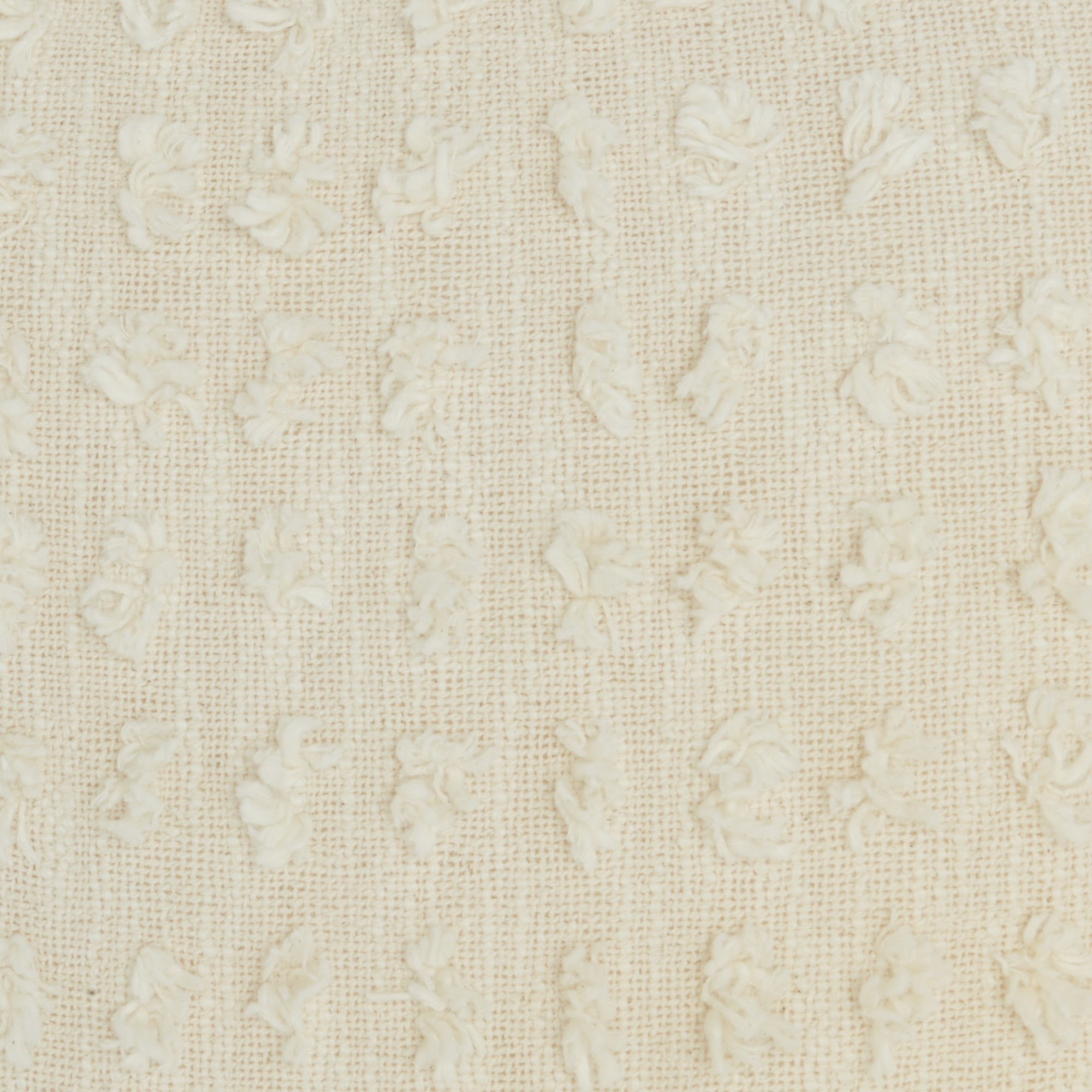 Tassel Detailed White Throw Pillow
