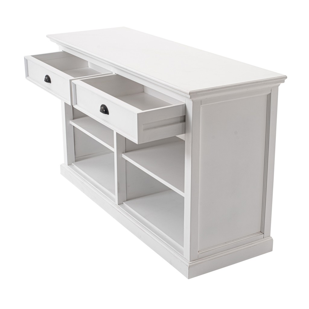 Modern Farm White Two Drawer Buffet Server